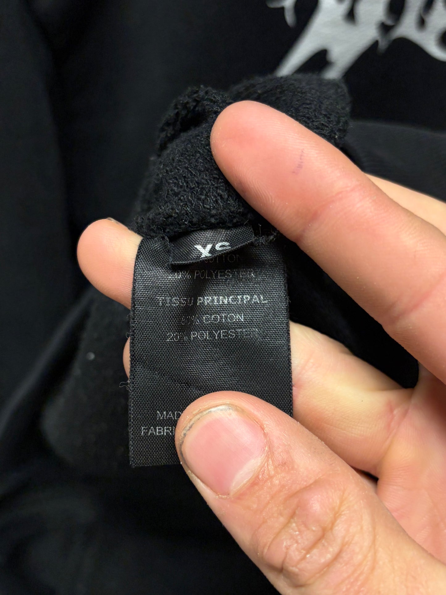 AW2017 Vetements Total Fucking Darkness Zip-Up Hoodie