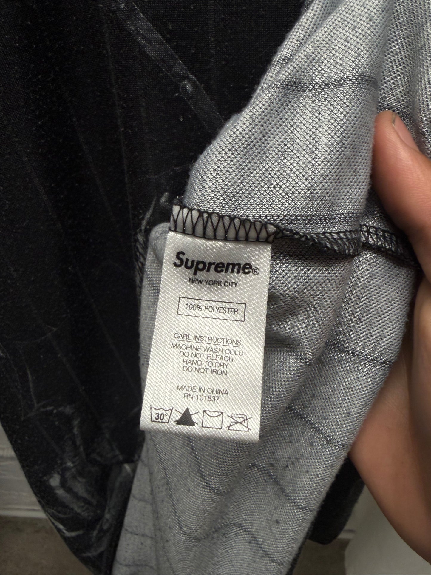 SS2021 Supreme ‘Massive Attack’ Black Soccer Jersey