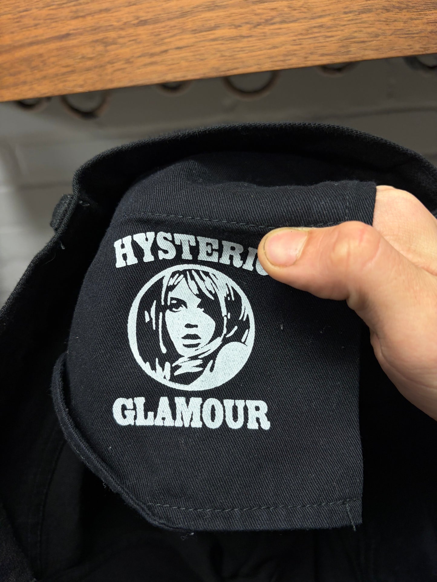 Hysteric Glamour ‘Studded Pocket’ Black Skinny Jeans