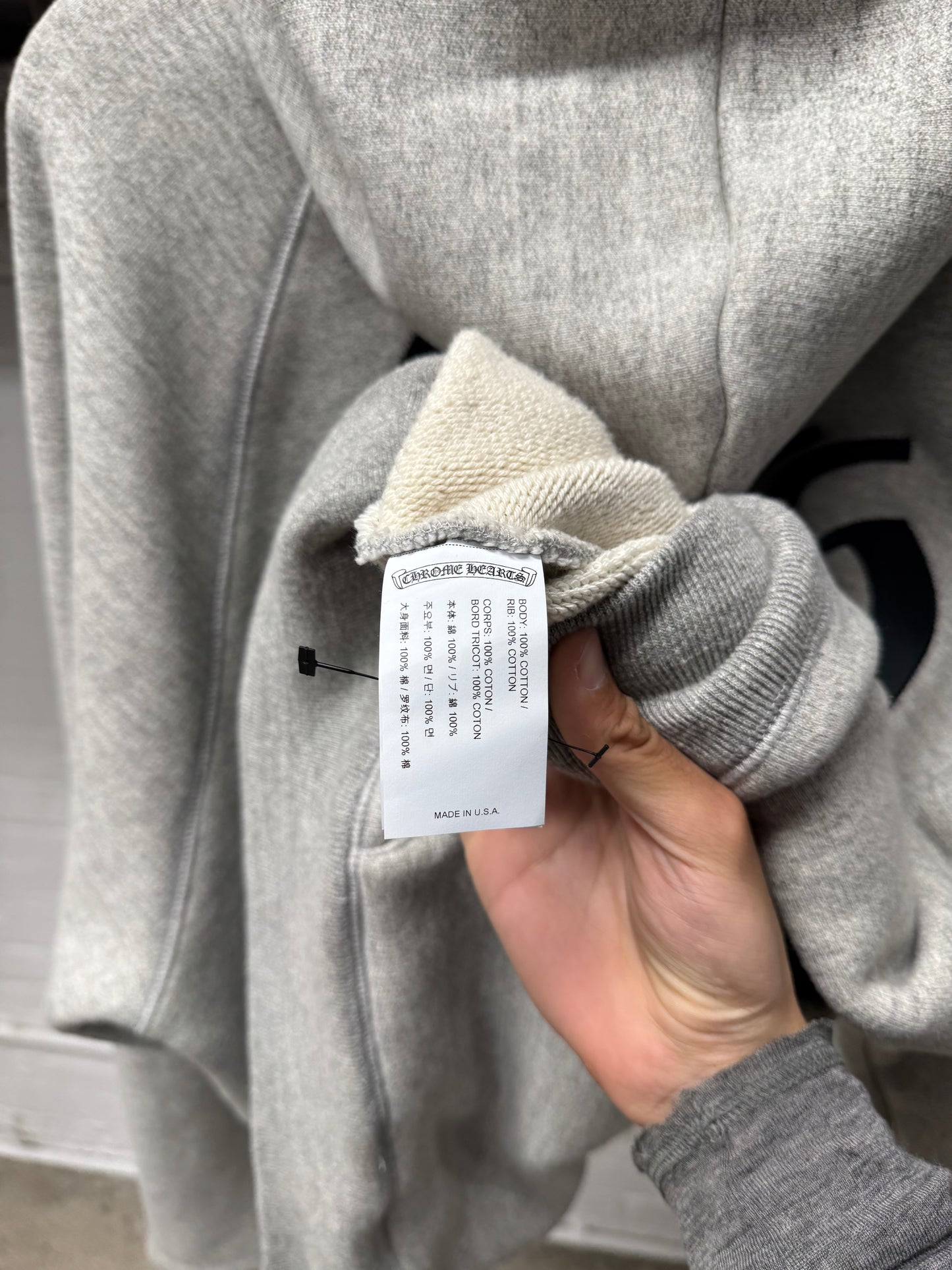 Chrome Hearts ‘Triple Cross’ Nylon CH Heavy Weight Hoodie