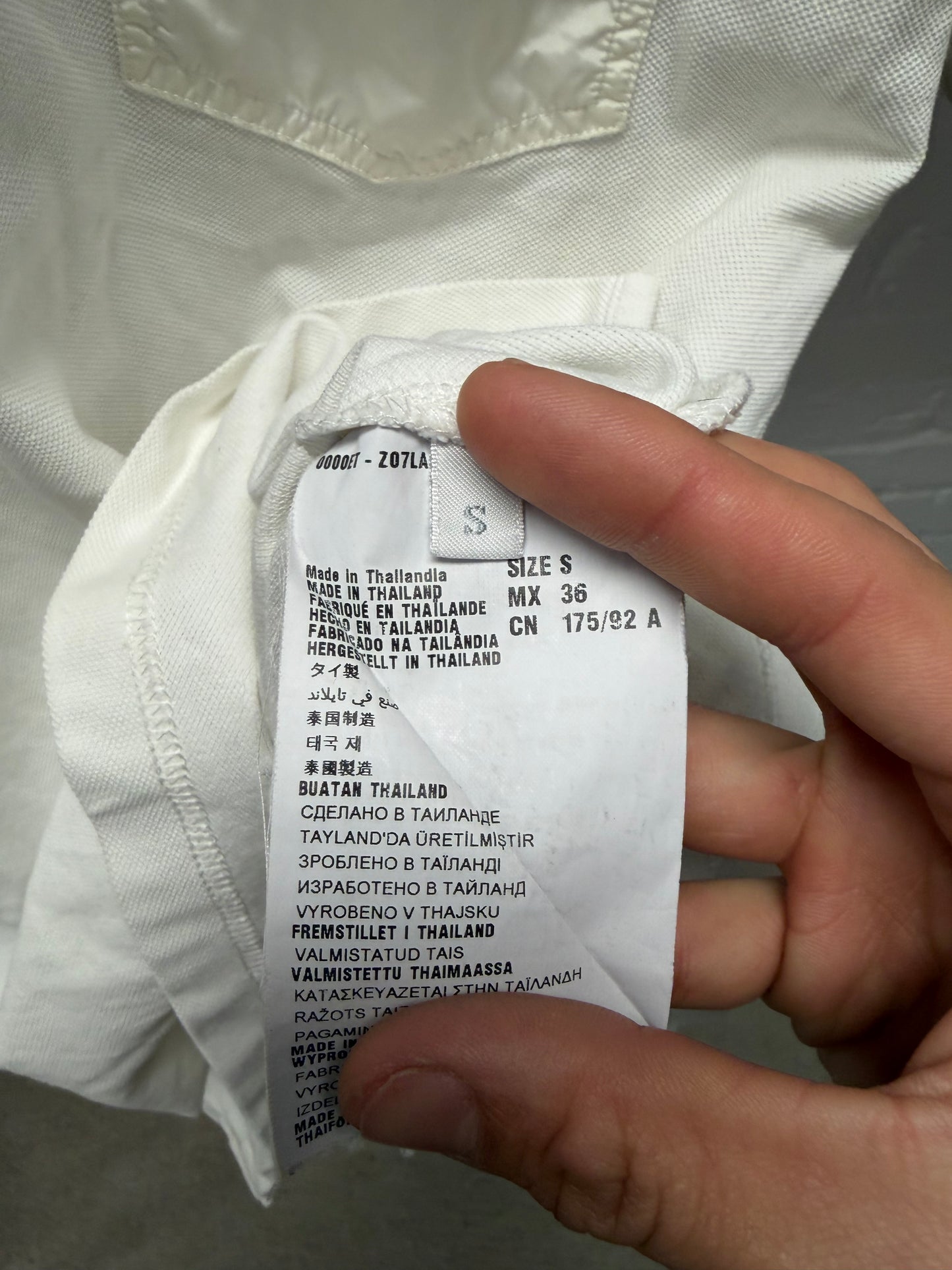 SS2000 Prada Sport White Cotton Polo