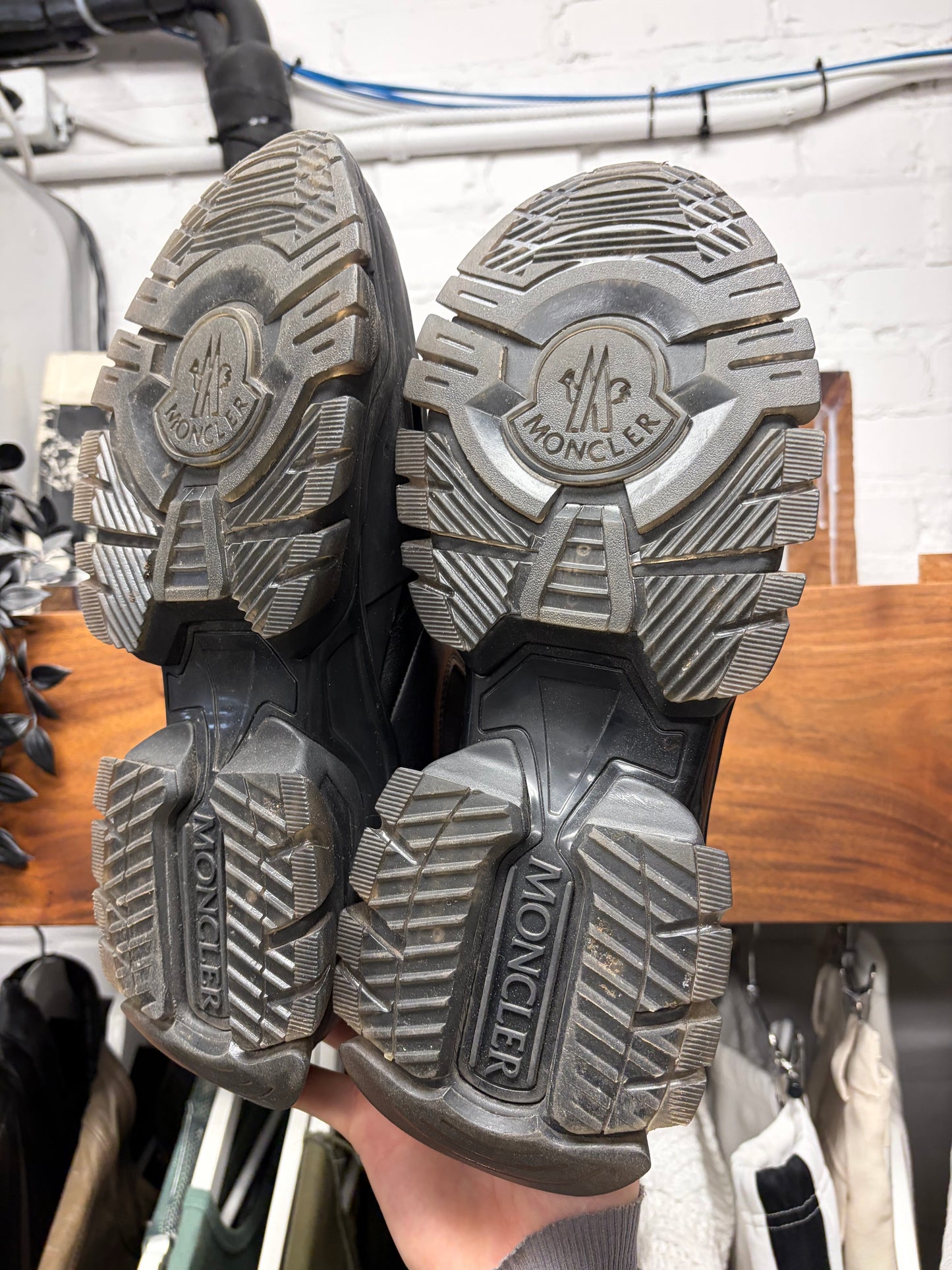 Moncler x Alyx Studios ‘Ary’ Black Leather Ankle Boots