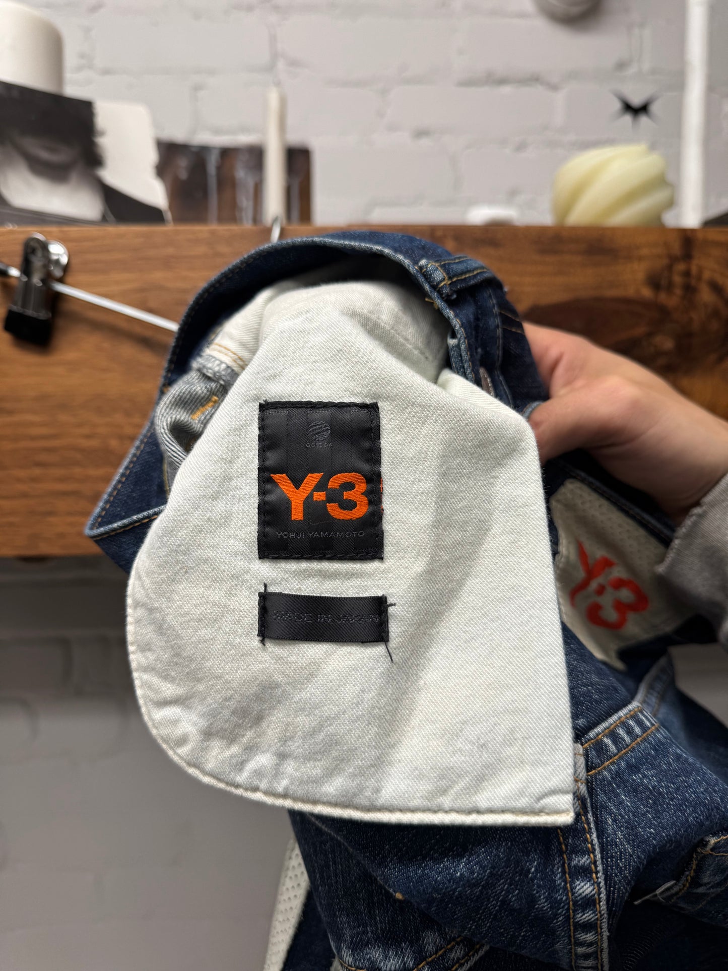SS2004 Y-3 Yohji Yamamoto x Adidas ‘3-Stripe’ Blue 1/100 Selvedge Denim