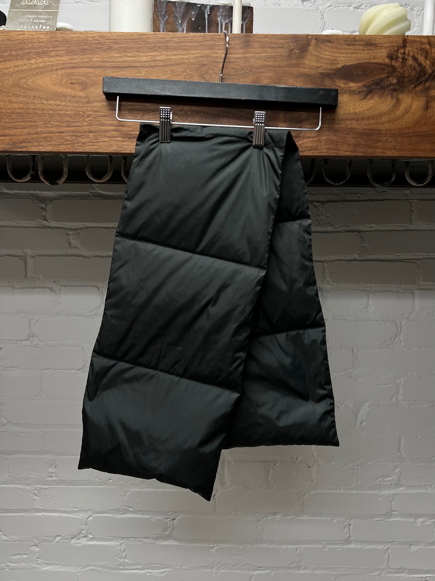 2000s Prada Sport Down Fill Padded Scarf