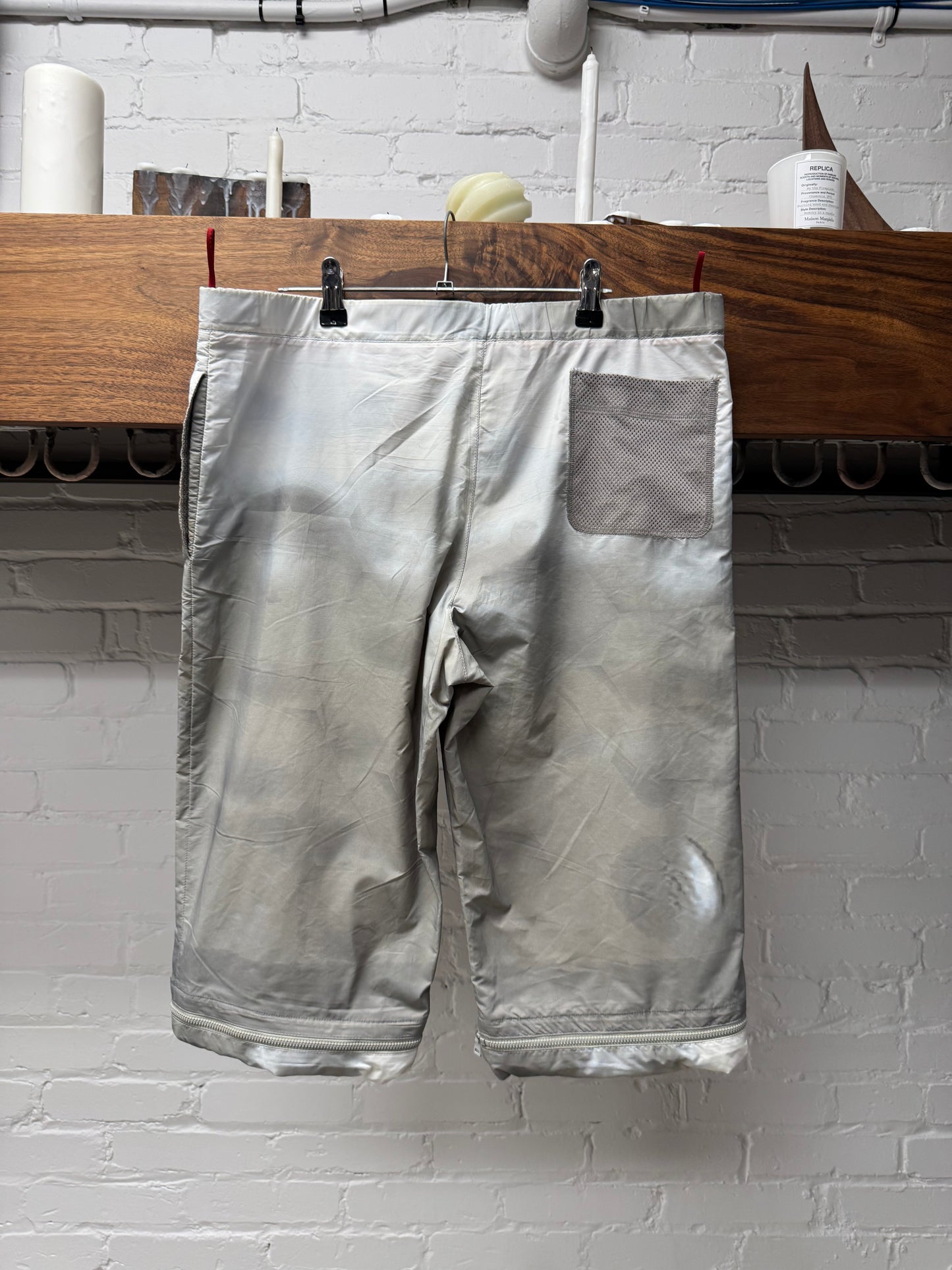 Prada Sport Convertible Gabardine Shell Shorts