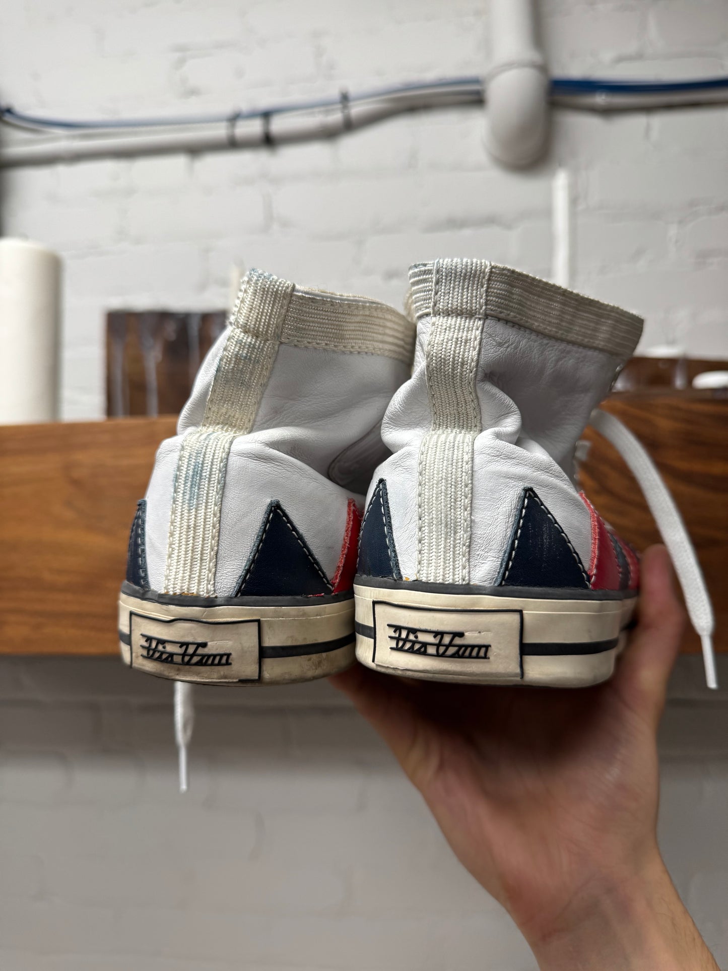 Visvim ‘Keifer’ Leather High Top Sneakers