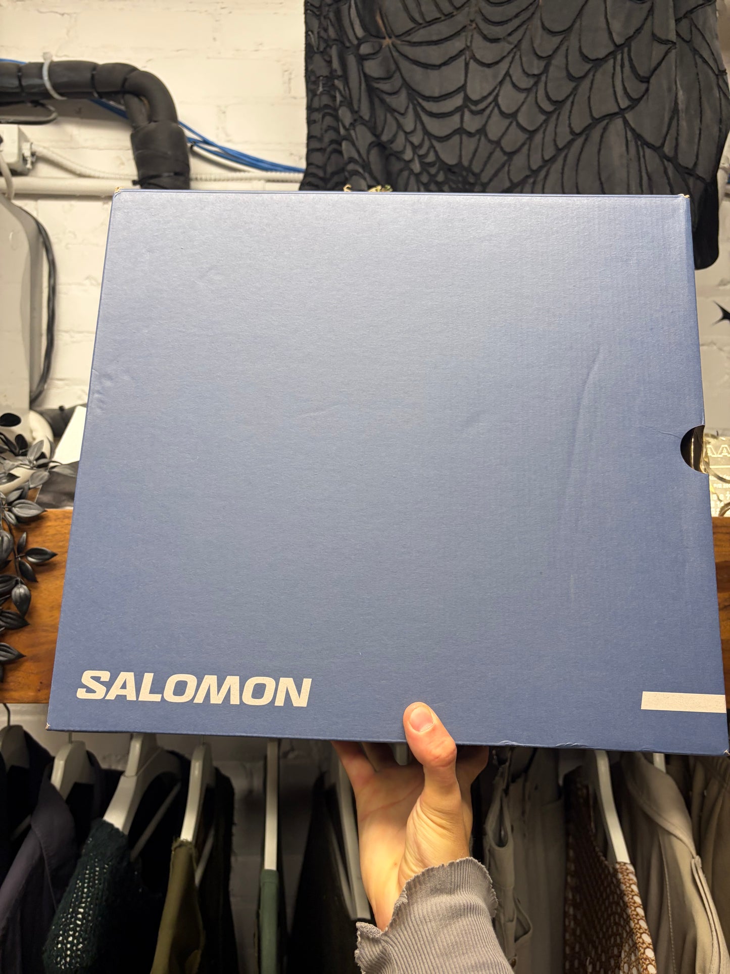 Rier x Salomon ‘XA Jungle’ Castlerock Grey High Top Sneakers