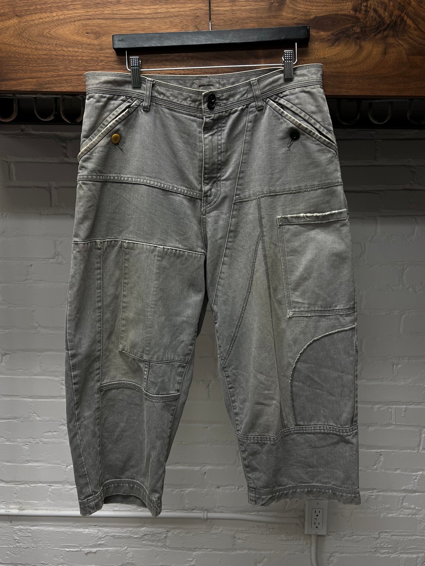 Undercover Reconstructed 3/4 Length Denim
