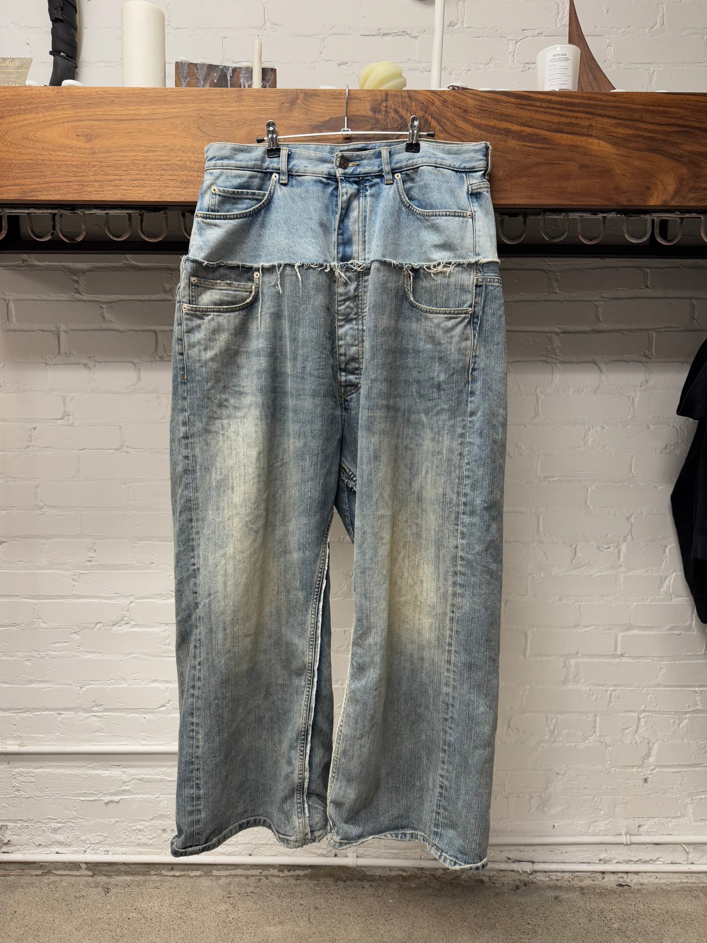 AW2024 Balenciaga ‘Cut Up’ Double Waisted Denim