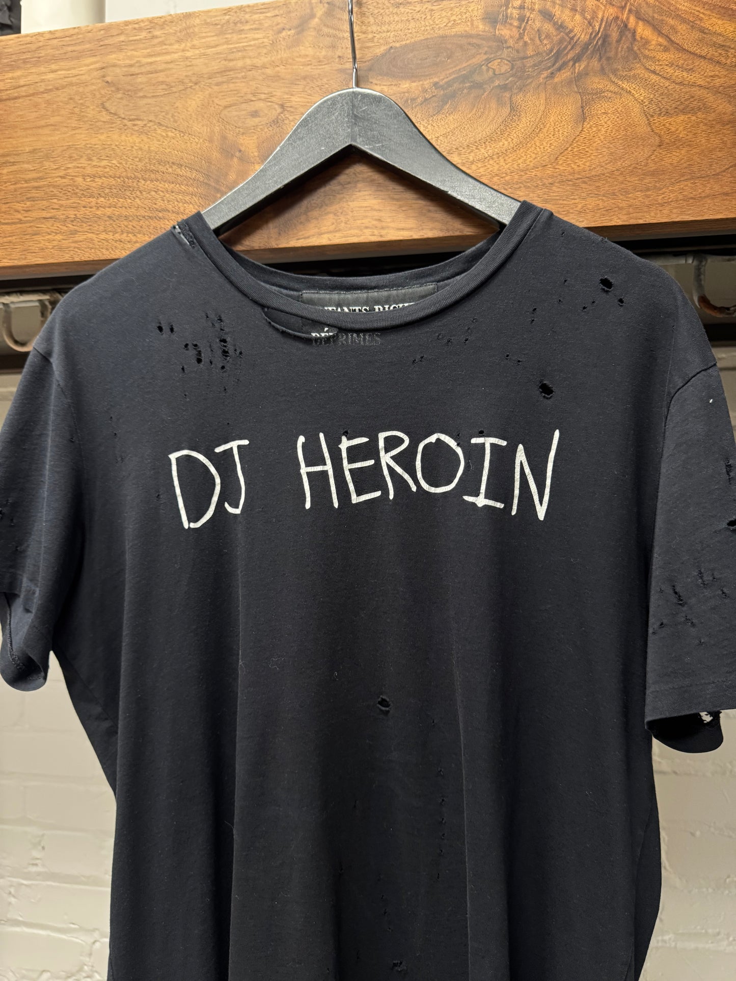 Enfants Riches Deprimes ‘DJ Heroin’ Distressed Graphic T-Shirt