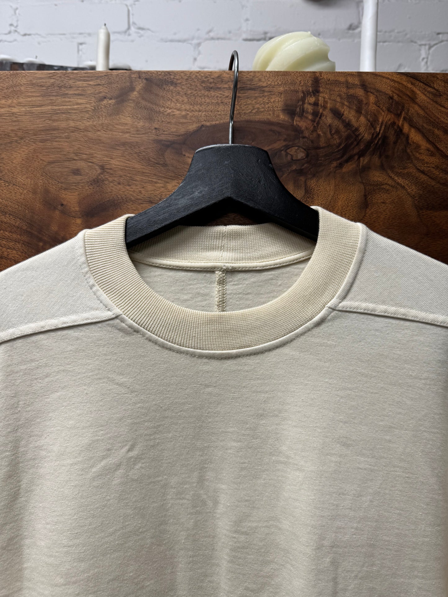 Rick Owens ‘Natural’ Cream White Sweatshirt