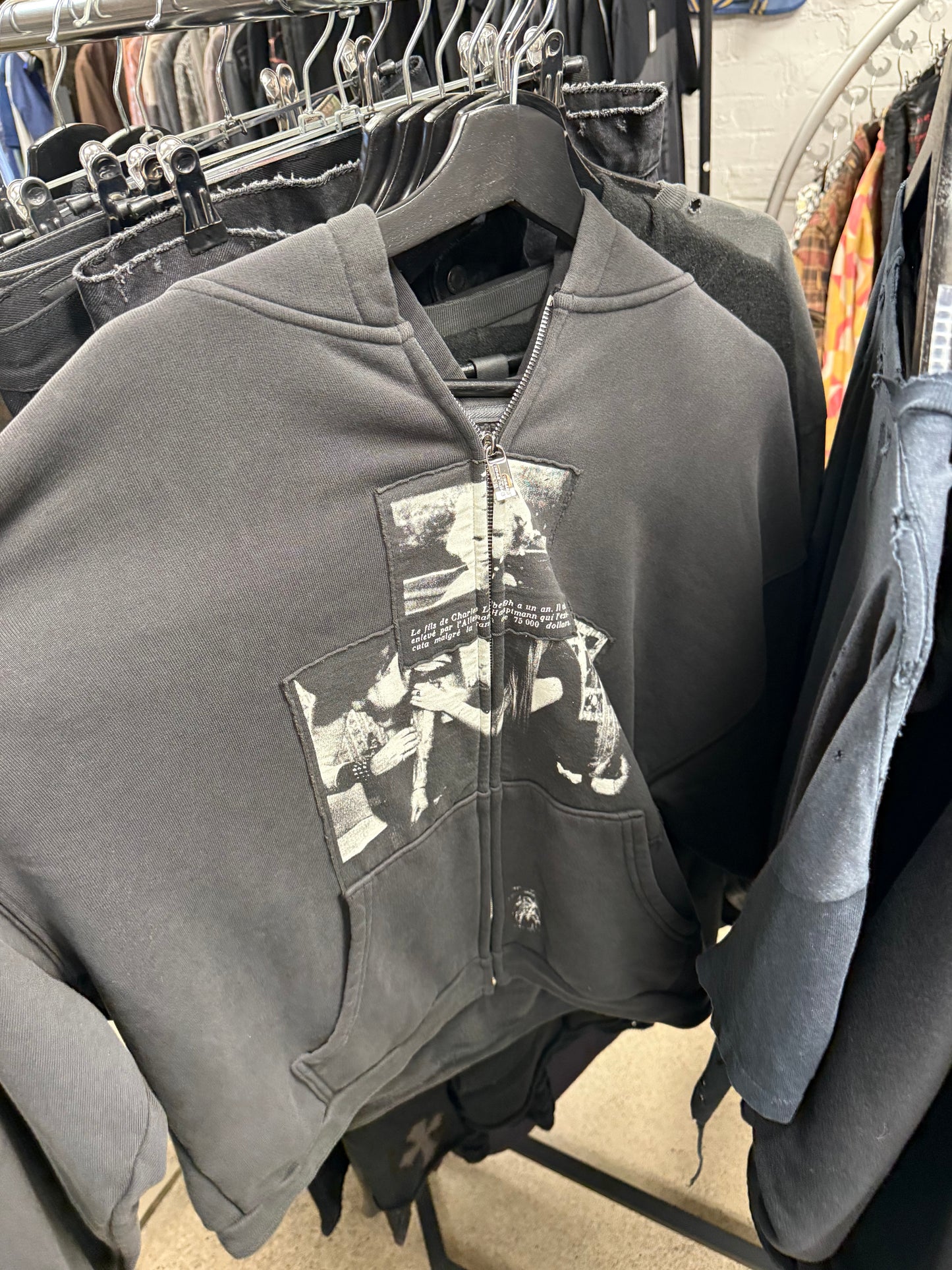 Enfants Riches Deprimes Maxfield Exclusive Assemblage 4.5 Years War Zip Up Hoodie