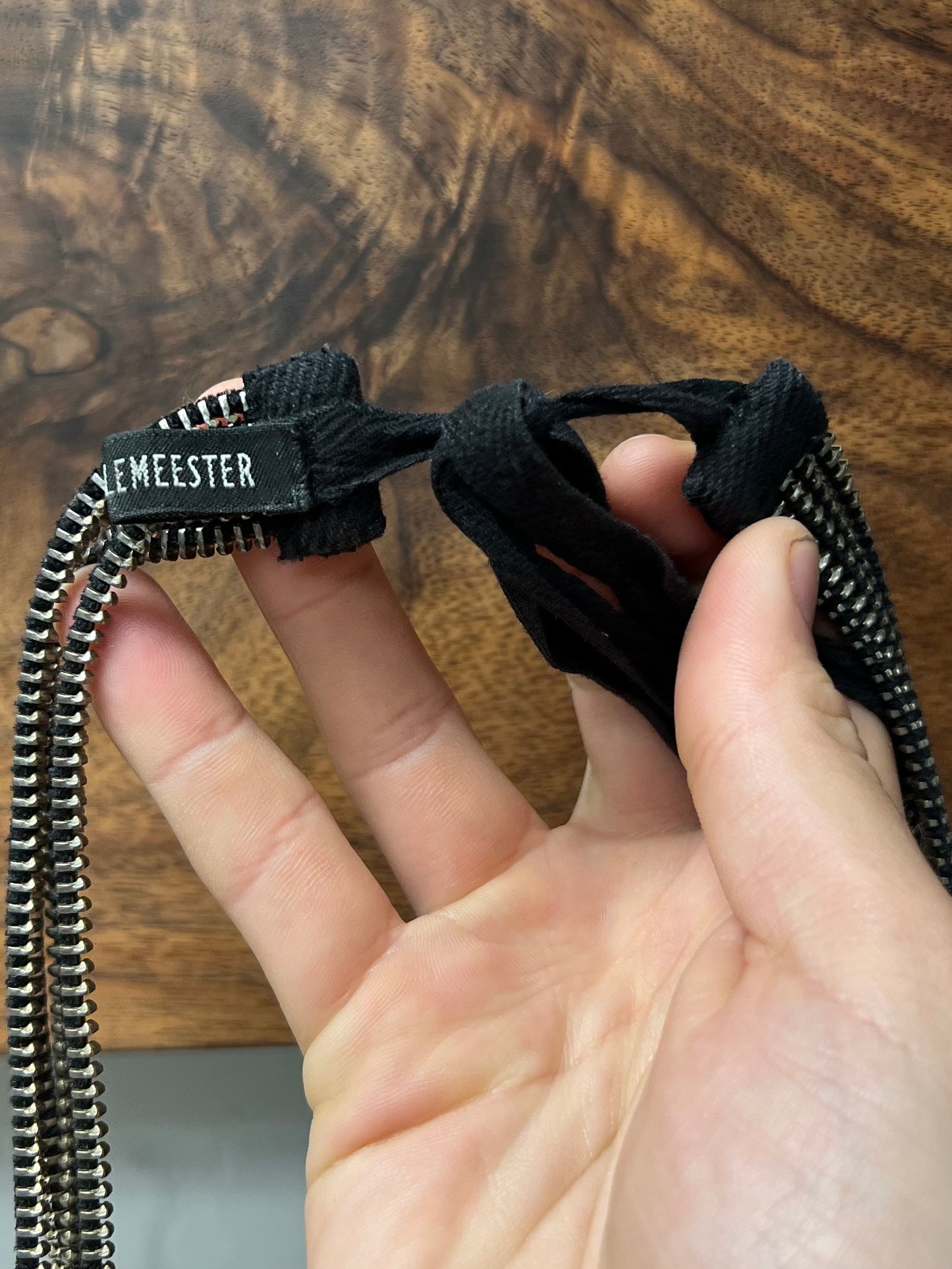 SS2010 Ann Demeulemeester Zipper Necklace