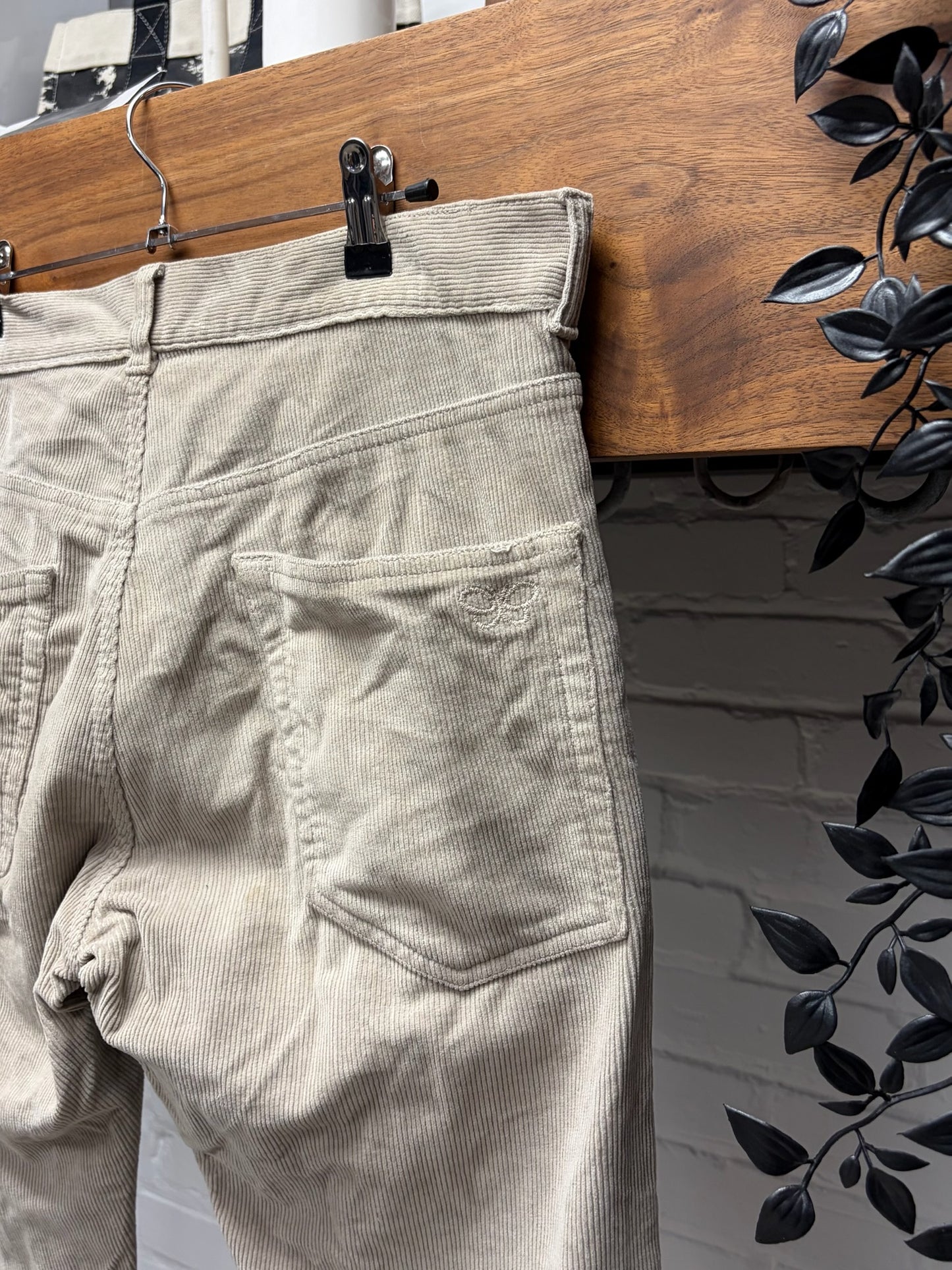 Bottega Veneta Tan Corduroy Skinny Jeans