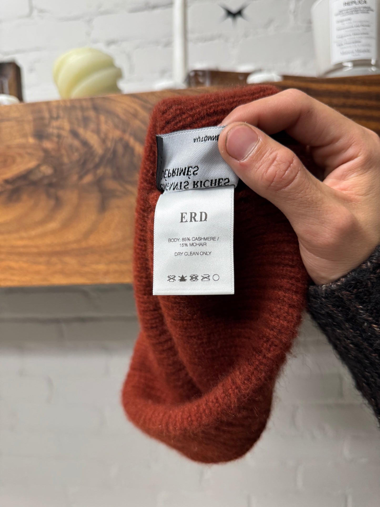 AW2022 Enfants Riches Deprimes Cashmere/Mohair Ribbed Beanie