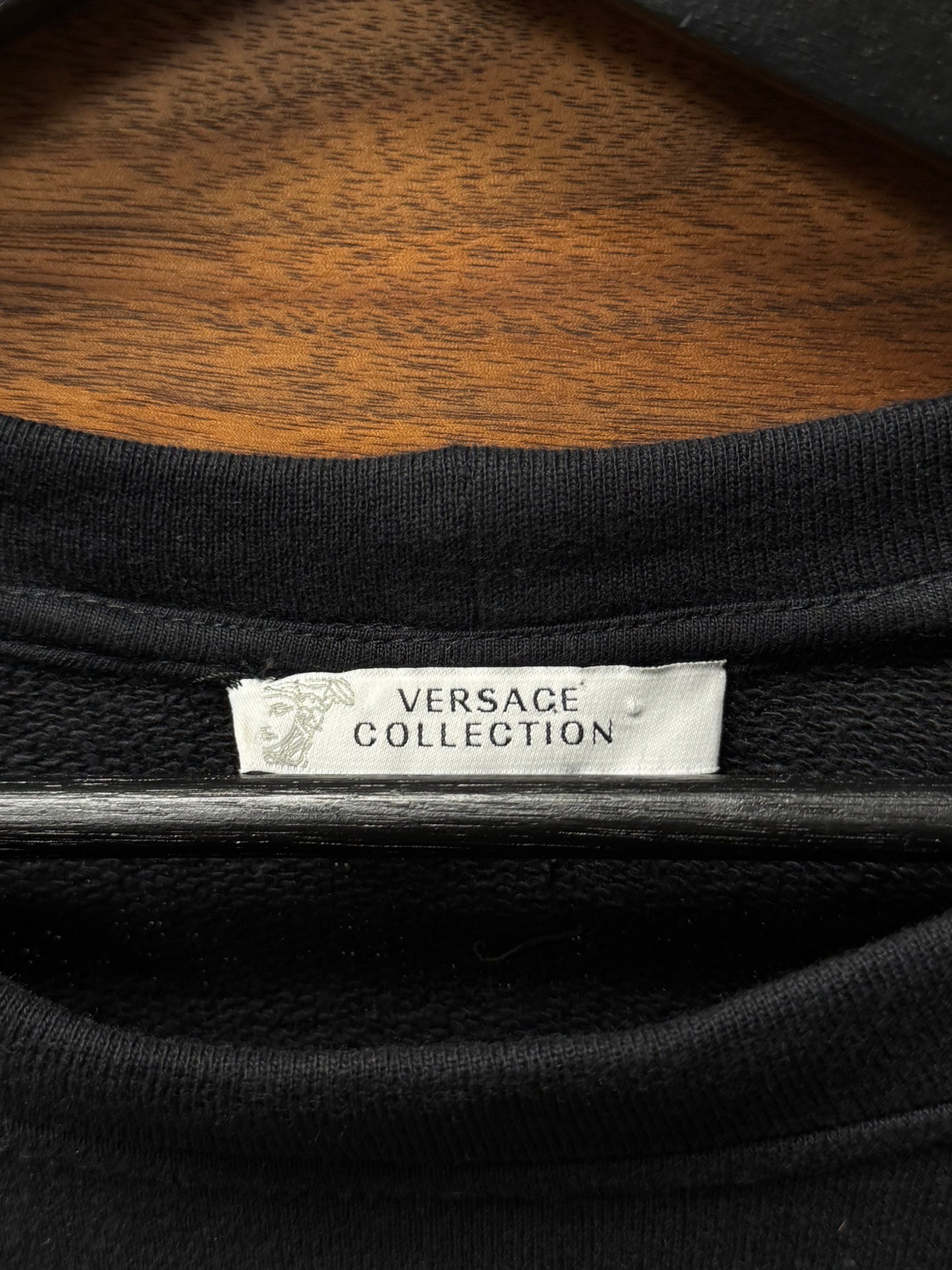 Versace Medusa Crest Black Sweatshirt