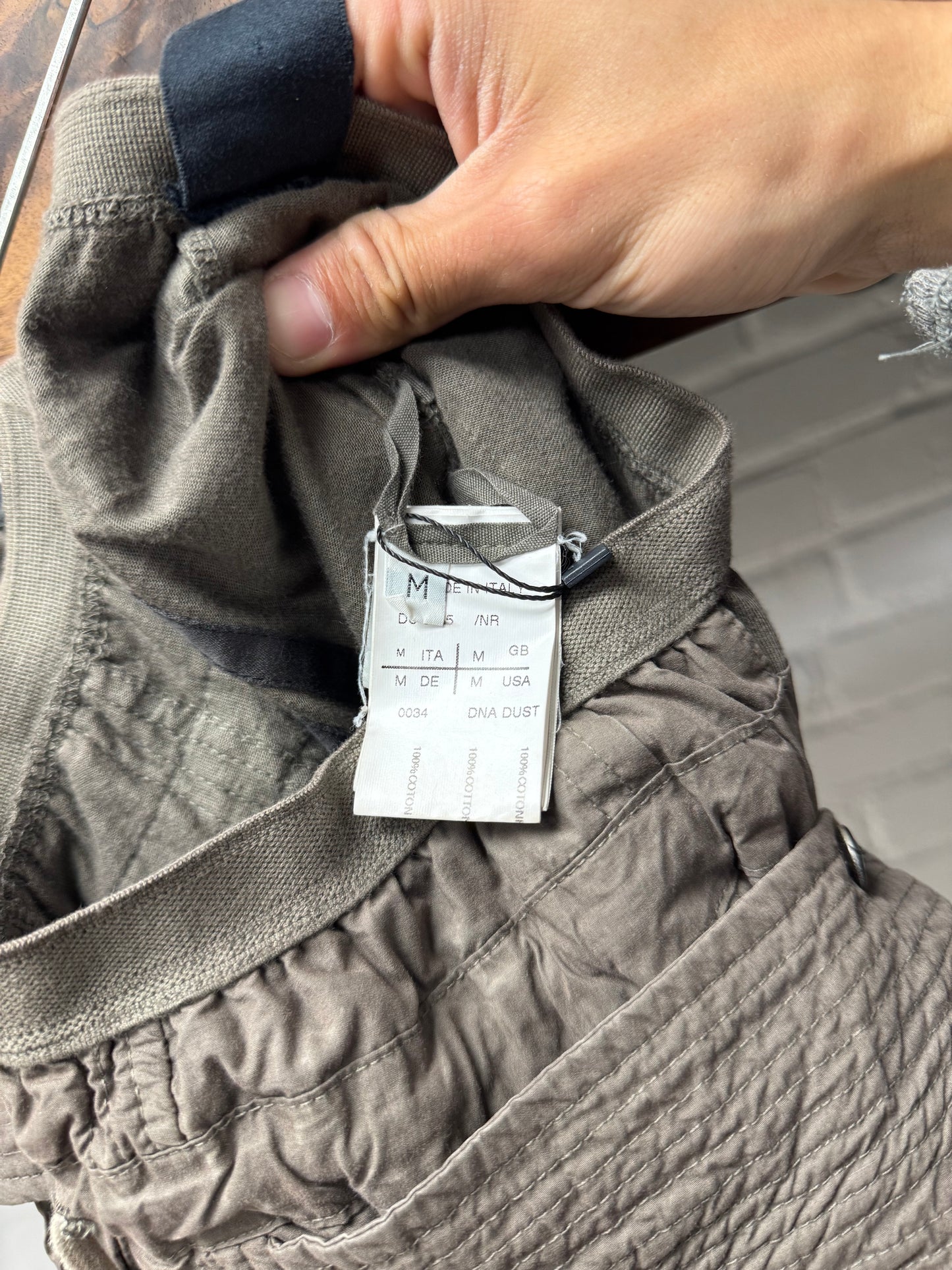 AW2007 Rick Owens ‘Exploder’ Creatch Dust Cargo Pants