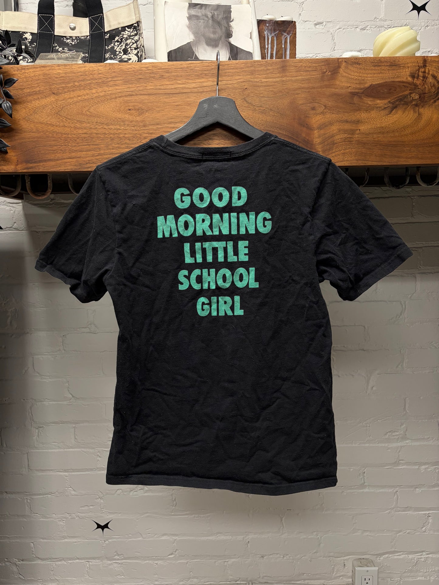 Hysteric Glamour ‘Phone Call’ Black/Green Graphic T-Shirt