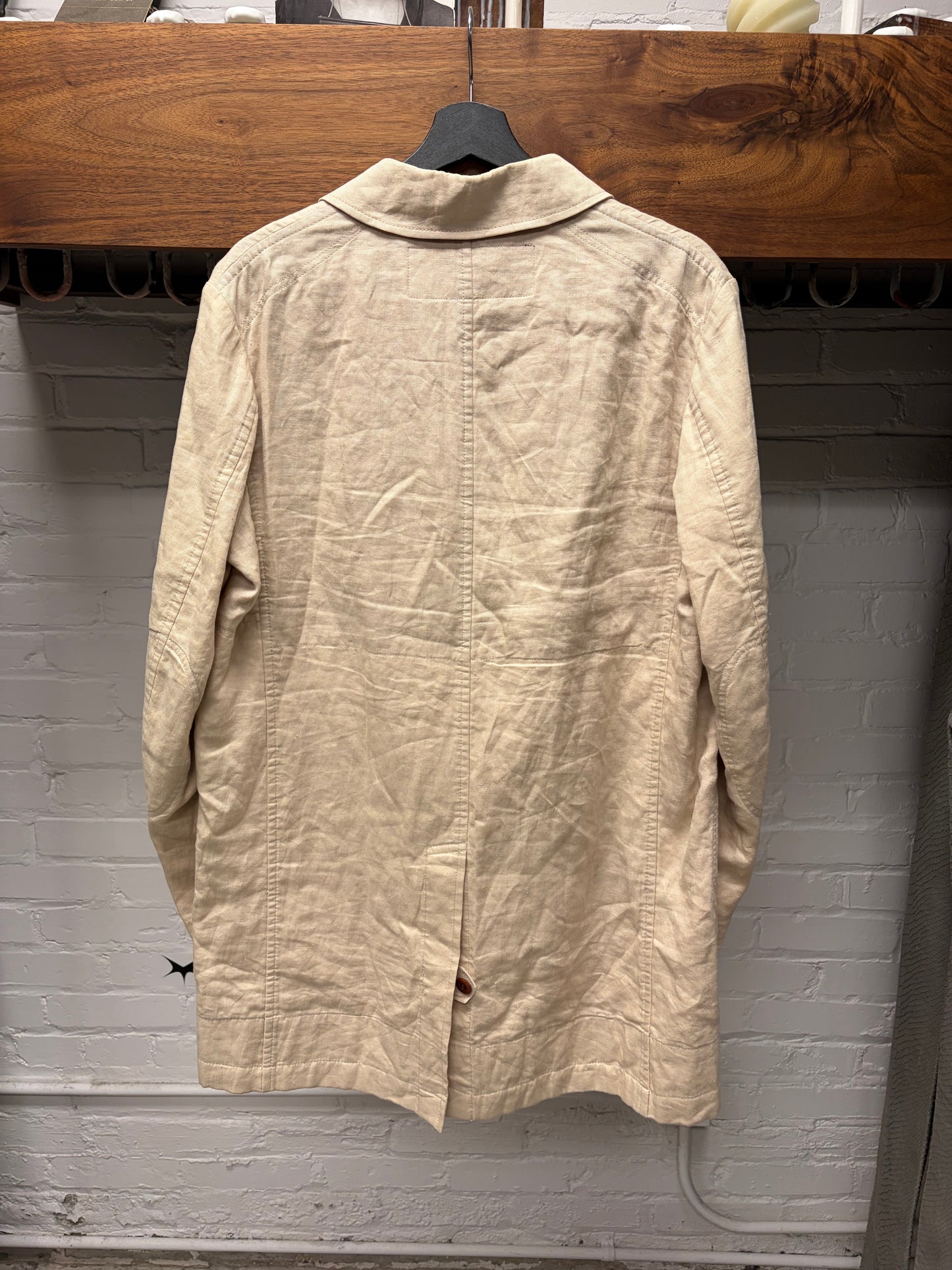 Comme Des Garcons Homme Tan Brown Long Coat