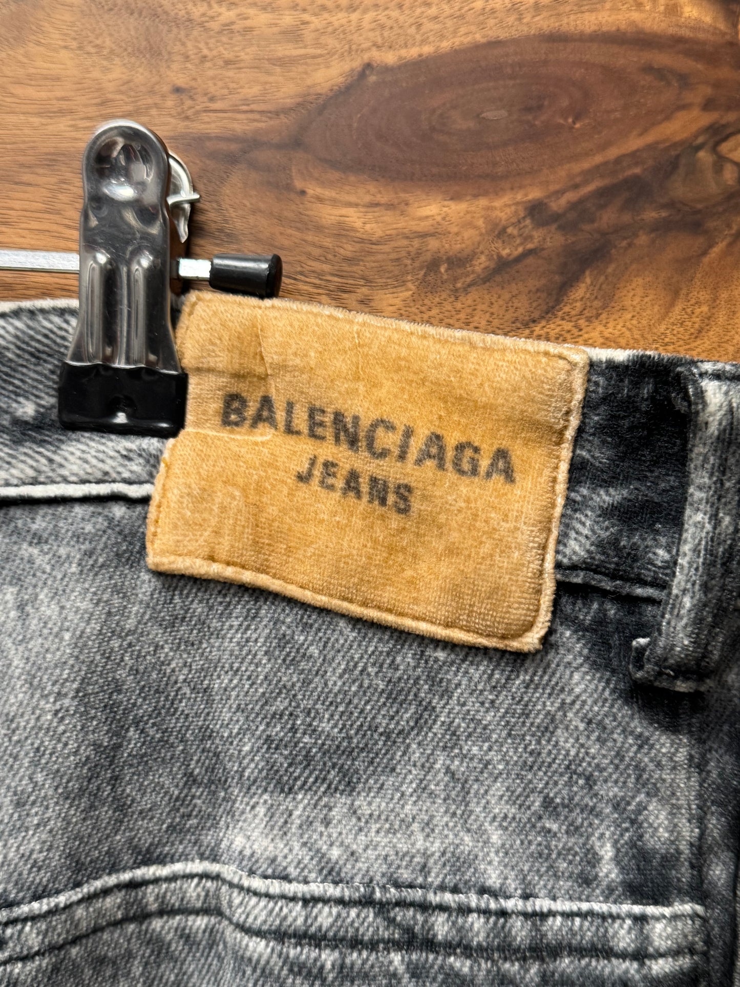 2023 Balenciaga ‘Trompe L’œil’ Sweatpant Denim