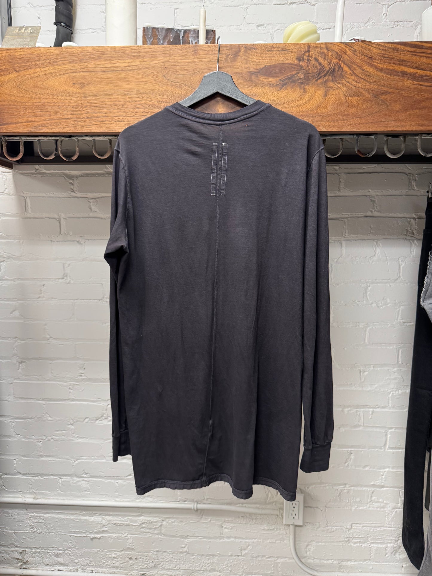 SS2016 Rick Owens ‘Fog-Pocket’ Long Sleeve Shirt