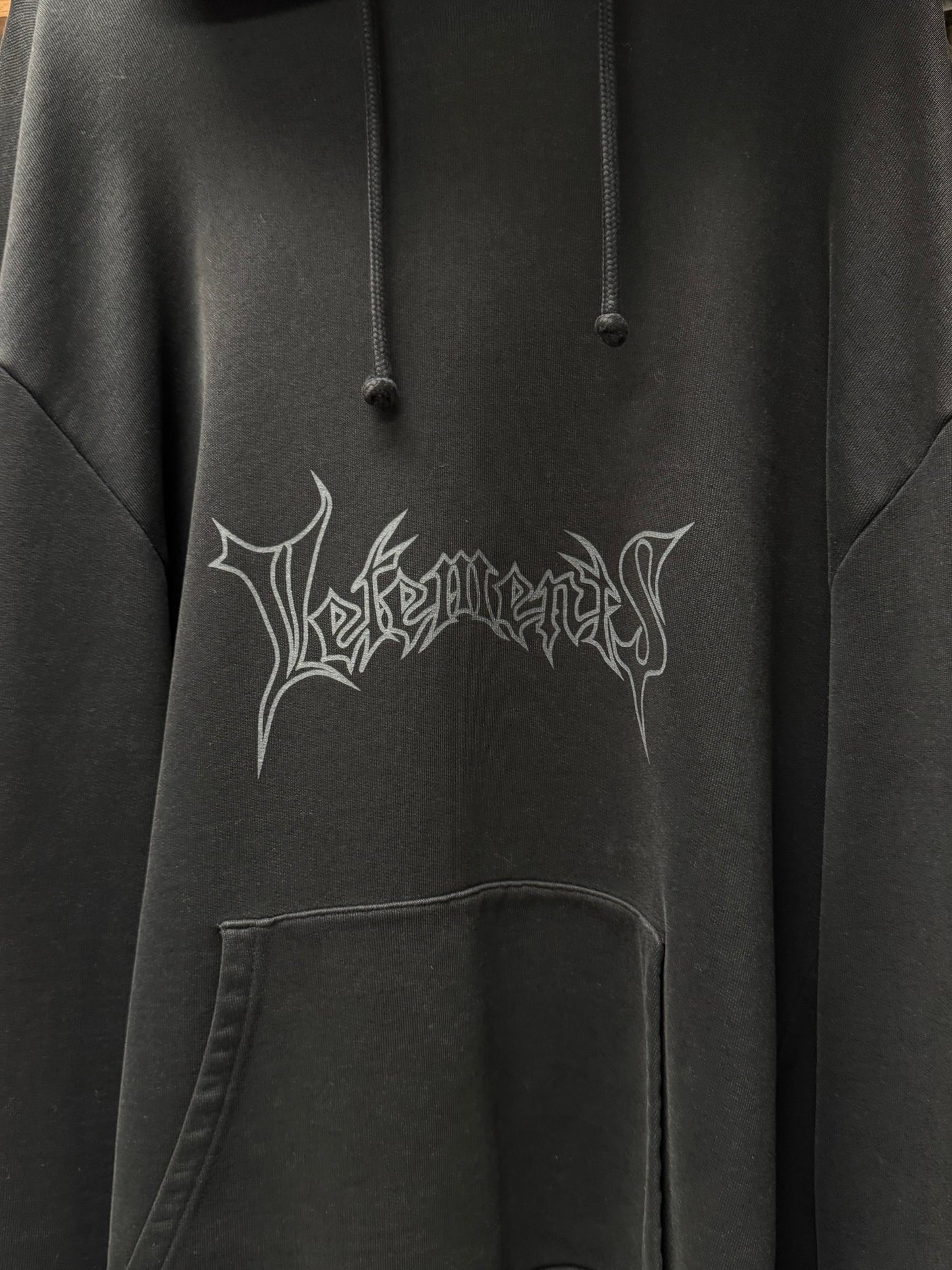 AW2016 Vetements ‘Metal’ OG Logo Oversized Hoodie