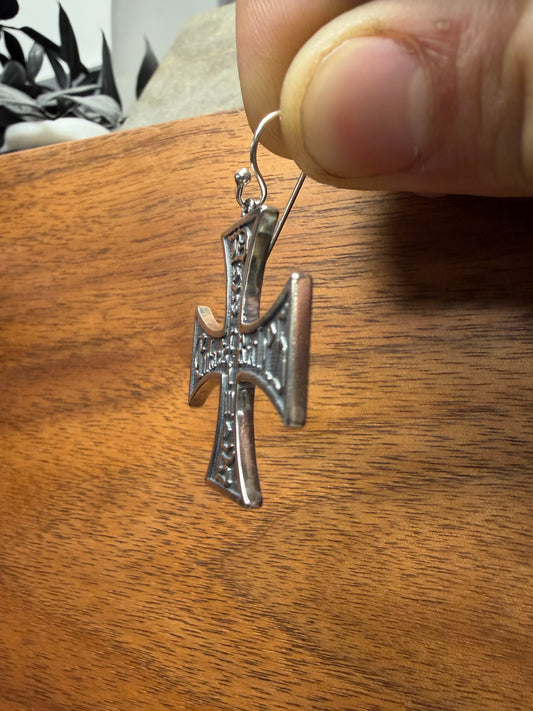 Enfants Riches Deprimes ‘Iron Cross’ 925 Silver Earring