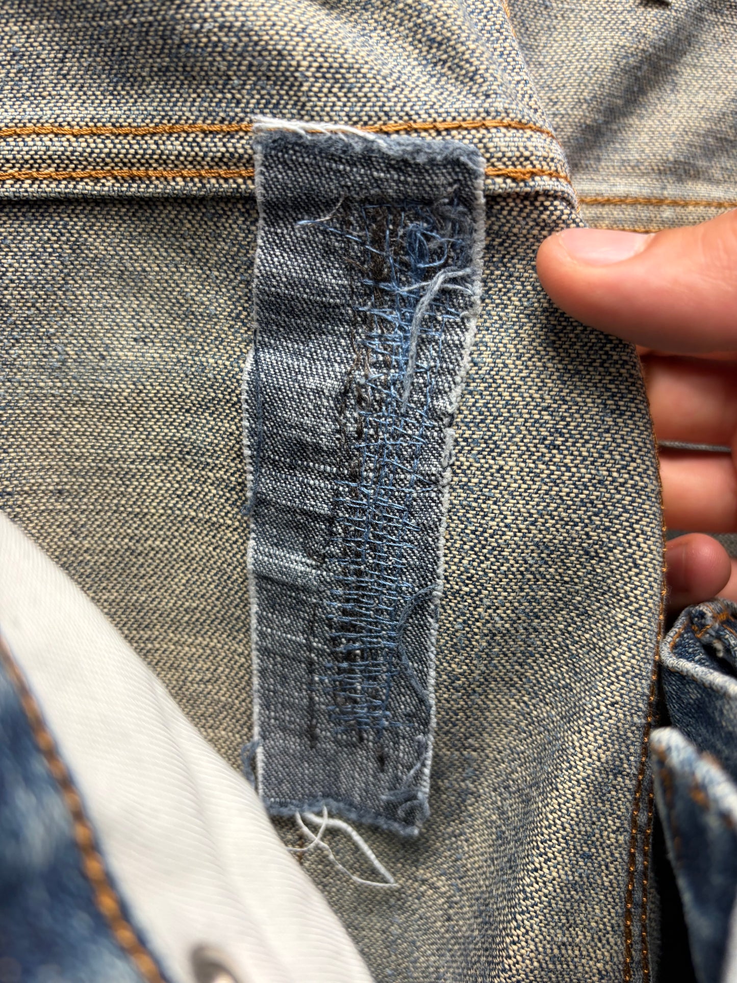Dior Homme ‘Painter’ Washed Blue Skinny Jeans