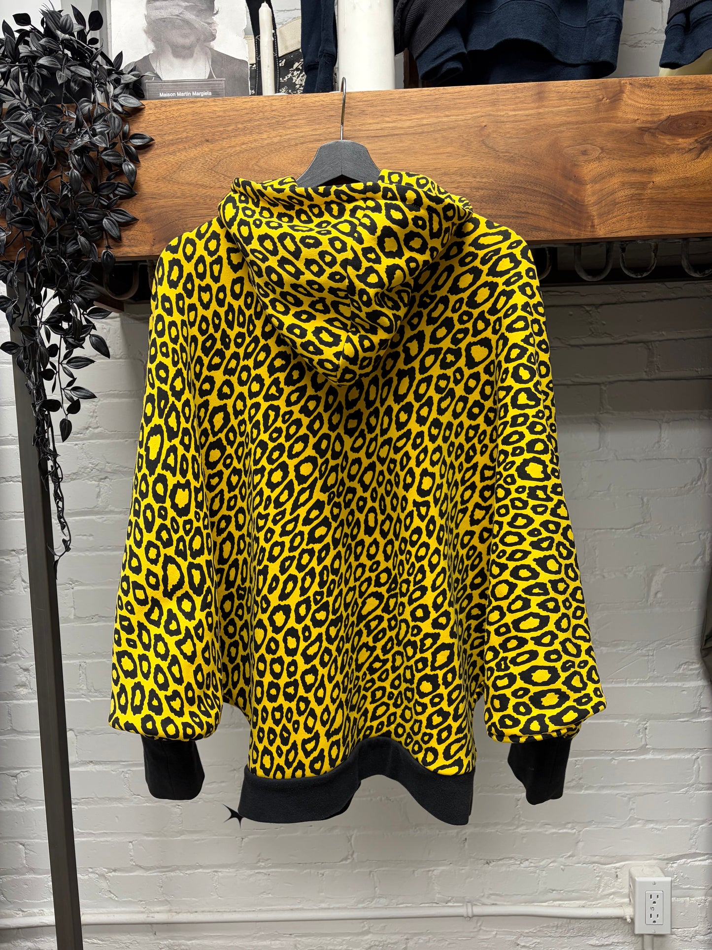 Jeremy Scott x Adidas ‘Leopard Print’ 3 Stripes Zip-Up Hoodie