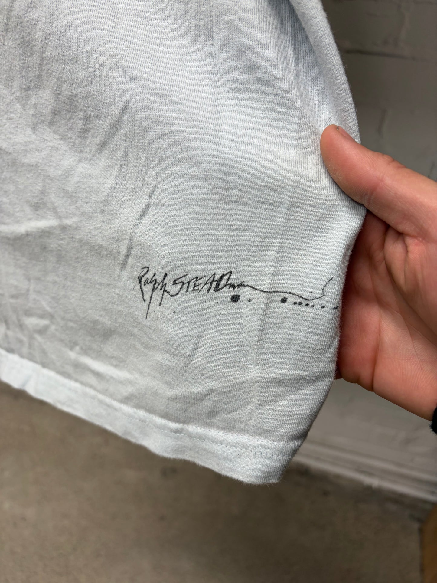 SS2022 Supreme x Ralph Steadman Pale Blue ‘Bloody’ Box Logo T-Shirt