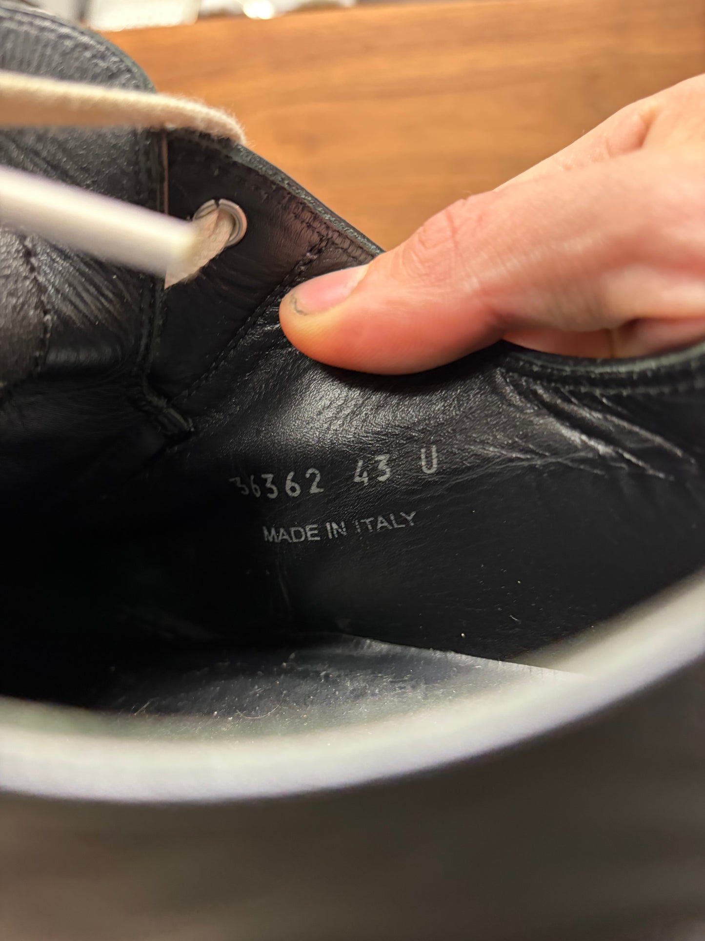 Rick Owens Ramones Black/Milk Low Top Sneakers