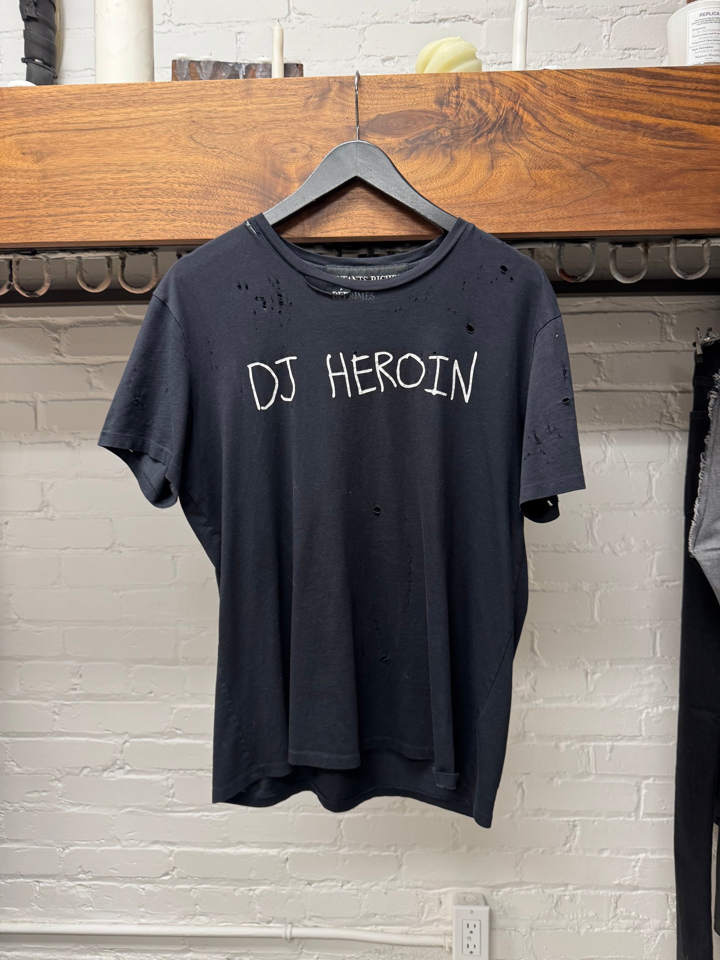 Enfants Riches Deprimes ‘DJ Heroin’ Distressed Graphic T-Shirt