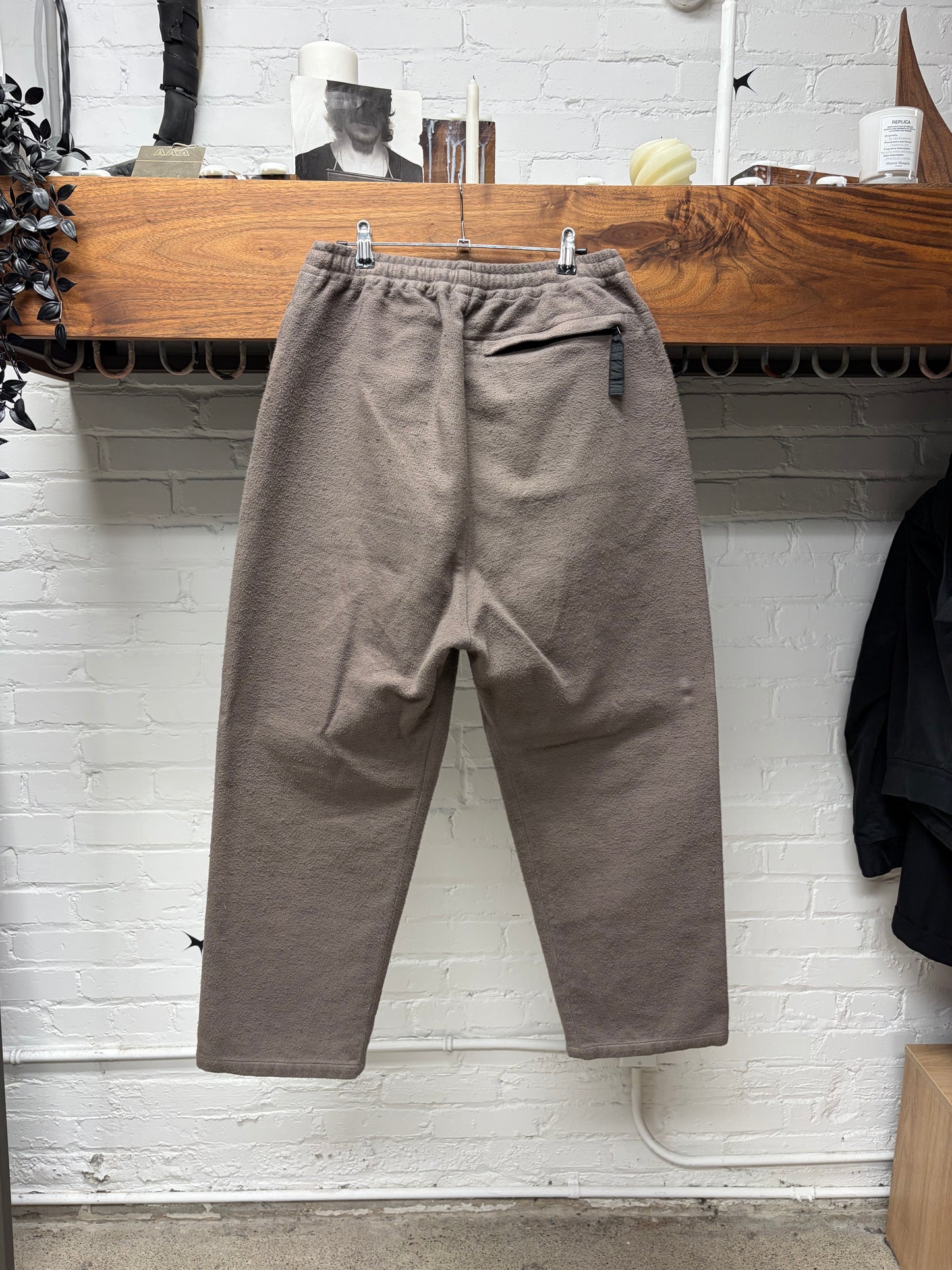 Kapital Brown ‘Napped Heat’ Easy Jumbo Drawstring Pants