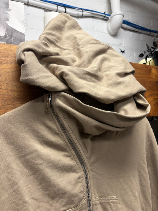 Rick Owens ‘Mountain’ Dirty Pearl Zip-Up Hoodie