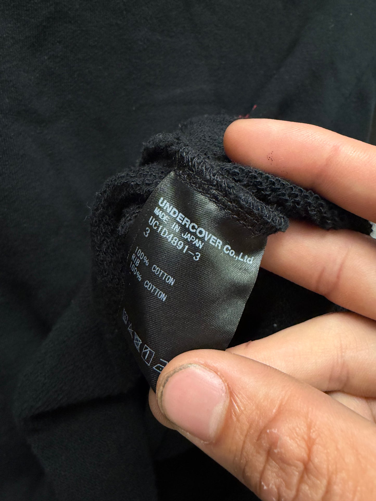 Undercover ‘Propaganda Laboratories’ Black Crewneck Sweatshirt