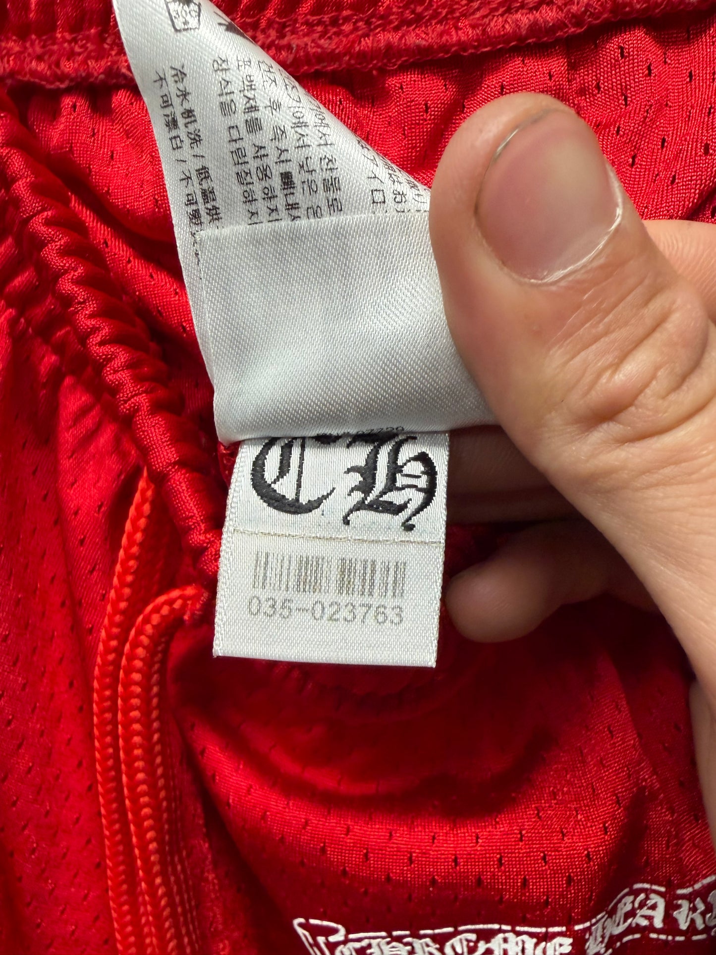 Chrome Hearts x Matty Boy ‘99 Form’ Red Mesh Track Pants