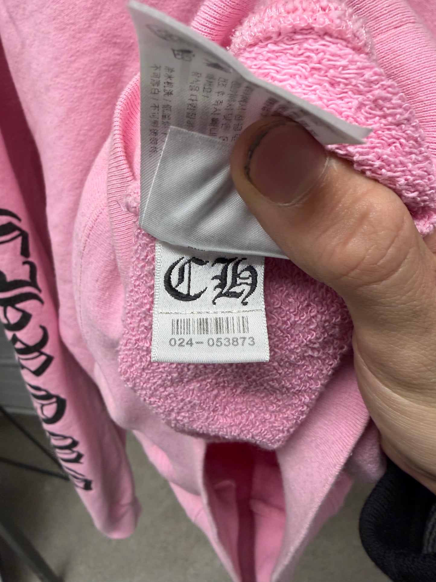 Chrome Hearts ‘Vanity Affair’ Pink/Checkered Cross Hoodie