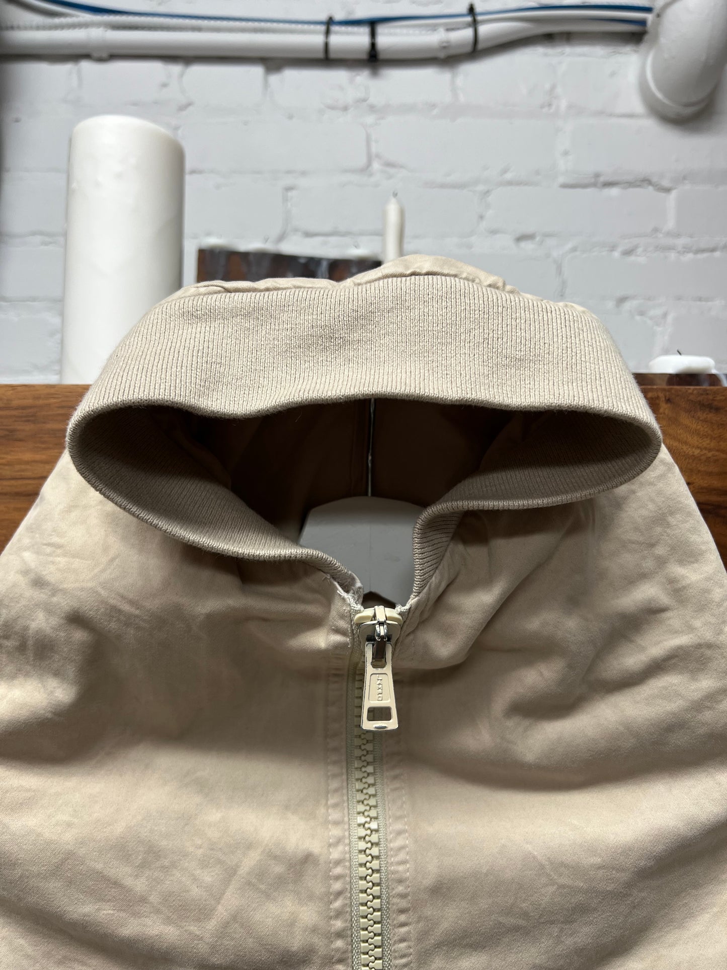 AW05 Maison Margiela ‘Paparazzi’ Hunchback Black Bomber Jacket