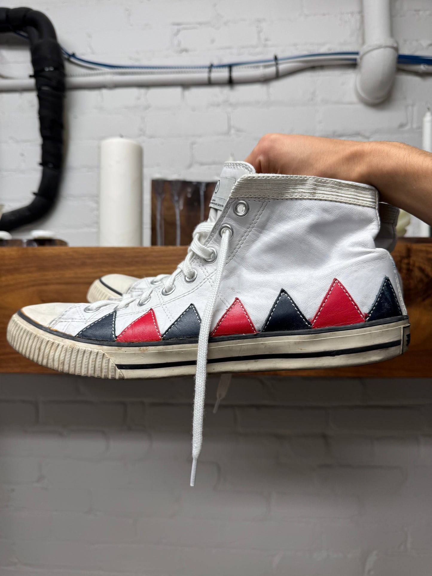 Visvim ‘Keifer’ Leather High Top Sneakers