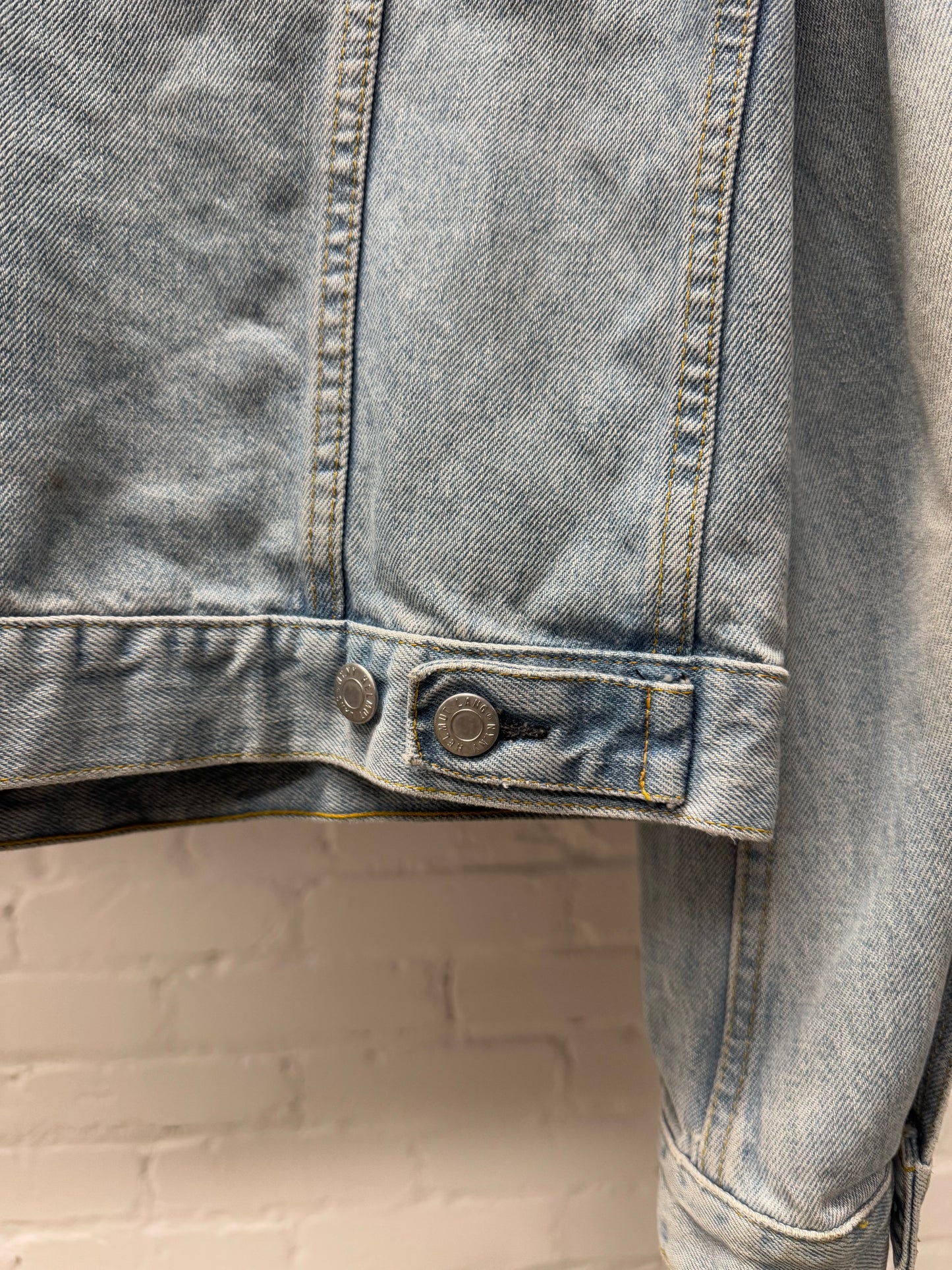Vintage Helmut Lang ‘Faded Light Wash’ Denim Trucker Jacket