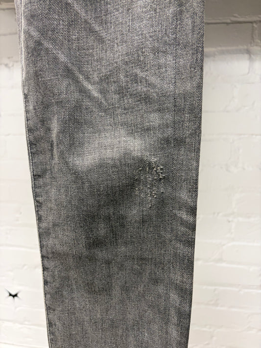Dior Homme by Kris Van Assche ‘Clawmark’ Washed Grey Skinny Jeans