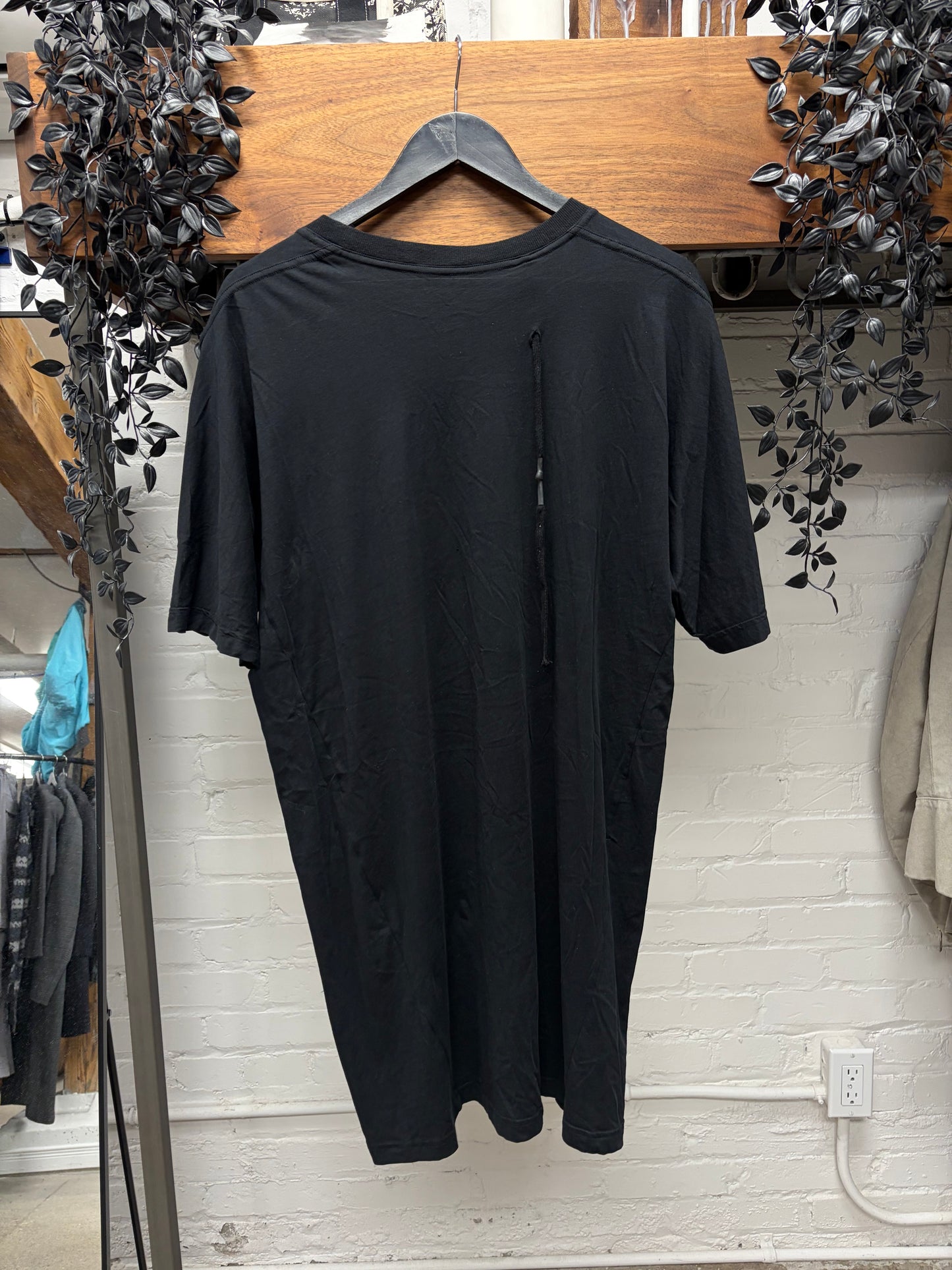 11 by Boris Bidjan Saberi Black Cotton T-Shirt