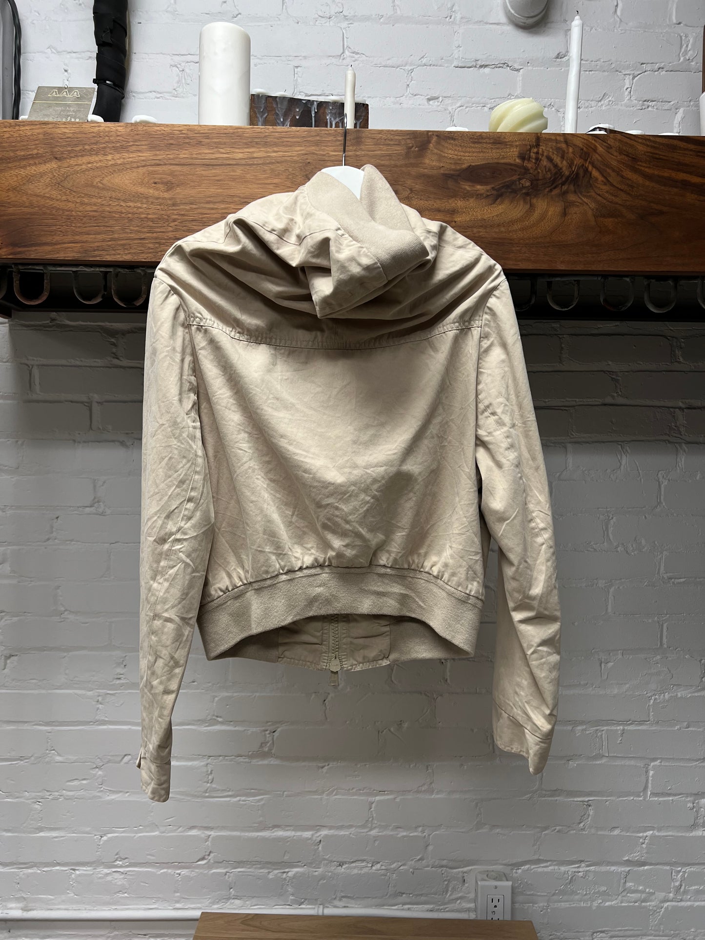 AW05 Maison Margiela ‘Paparazzi’ Hunchback Black Bomber Jacket