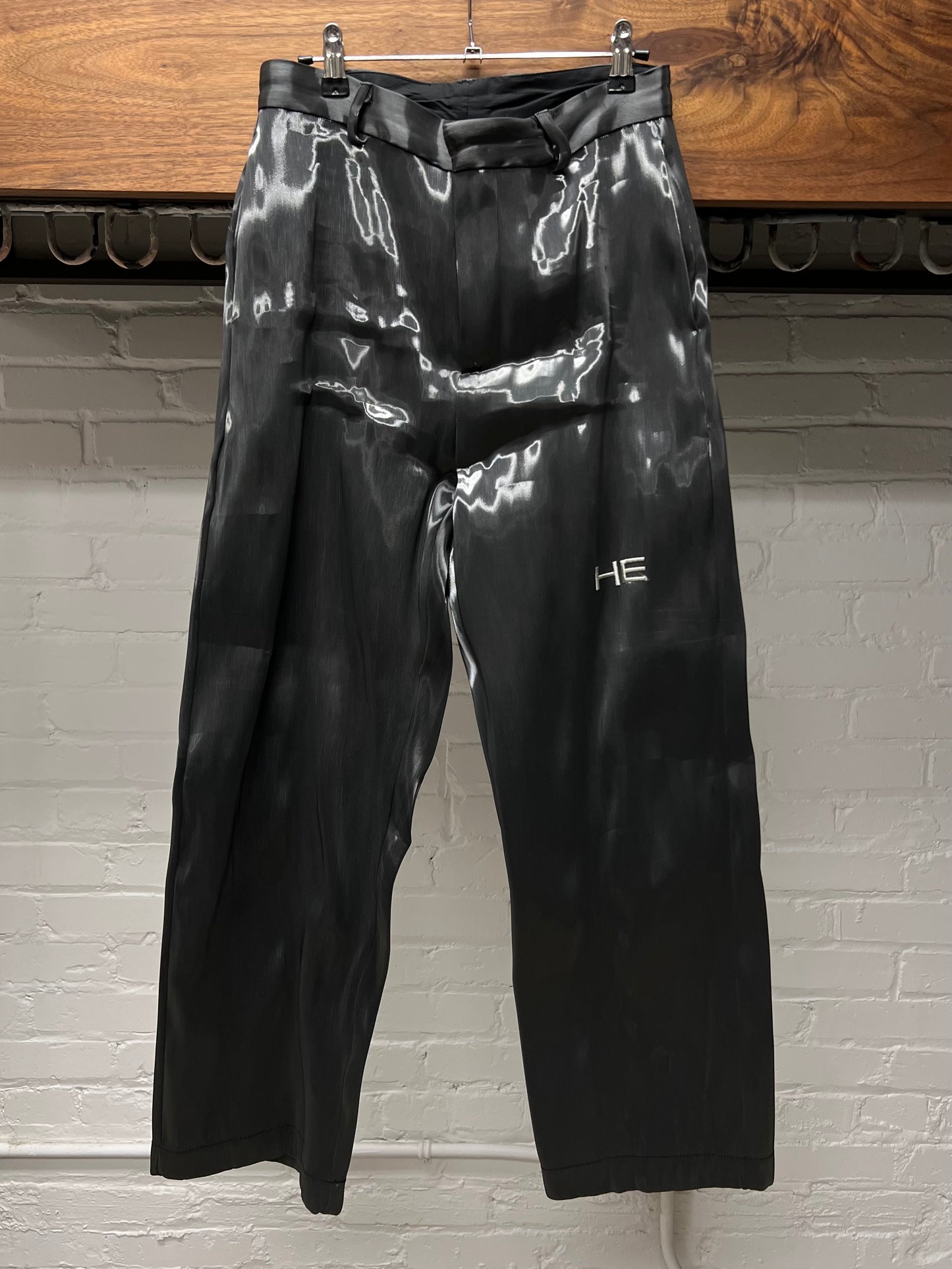Heliot Emil ‘Liquid Metal’ Silver Pants
