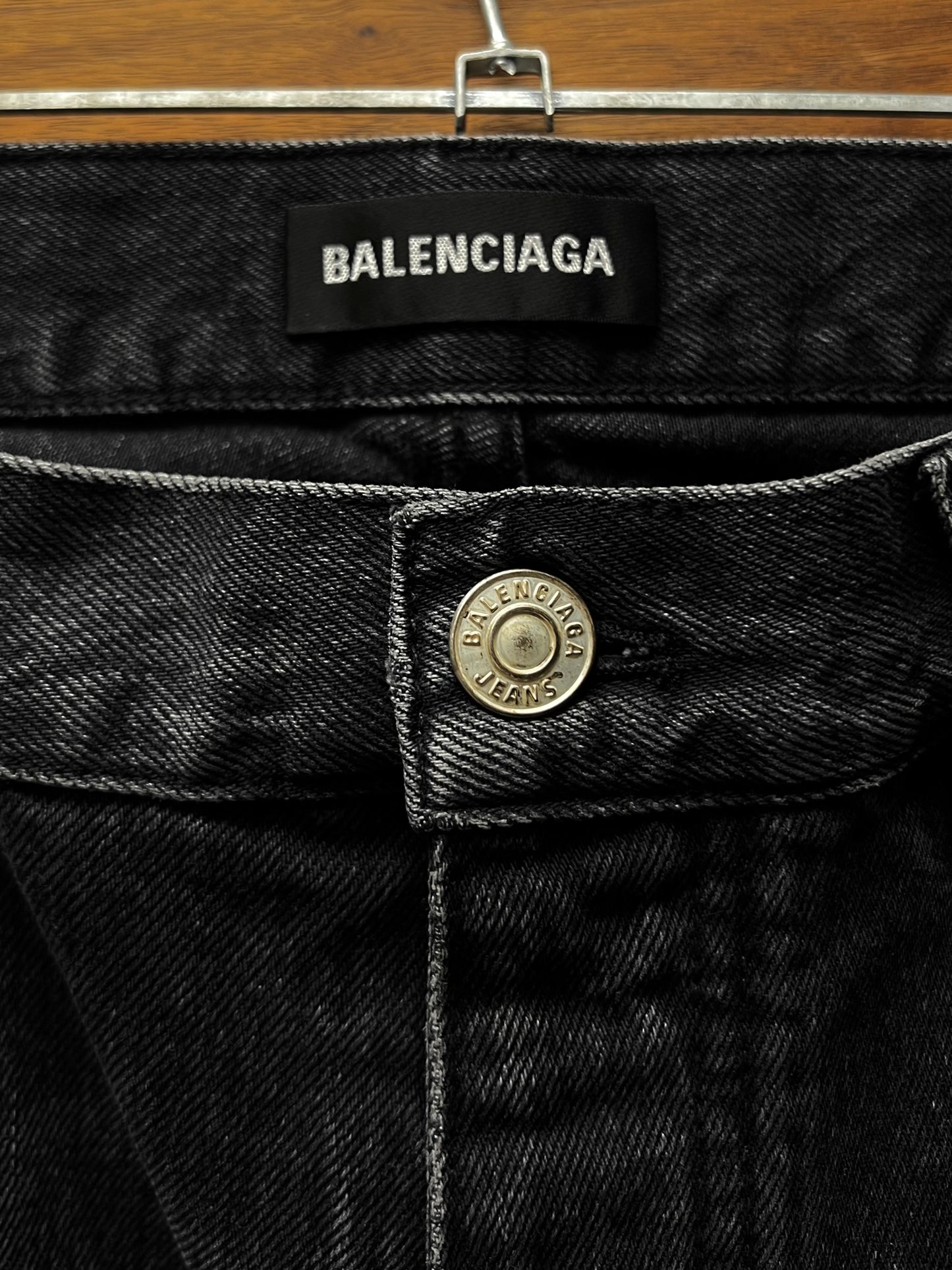 2021 Balenciaga ‘Washed Grey’ Organic Twill Denim