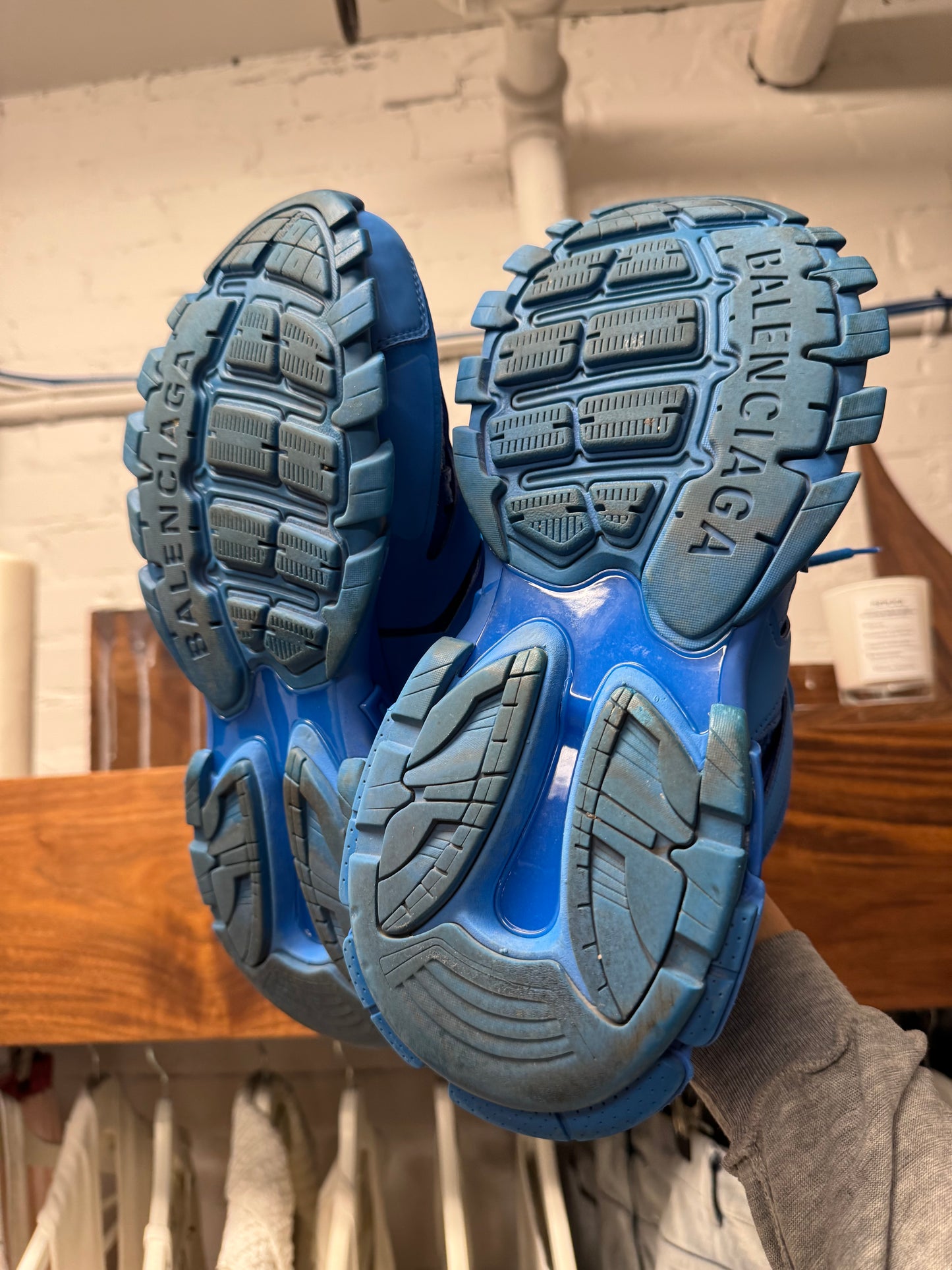 Balenciaga ‘Track 2.0’ Blue Low Top Trainers
