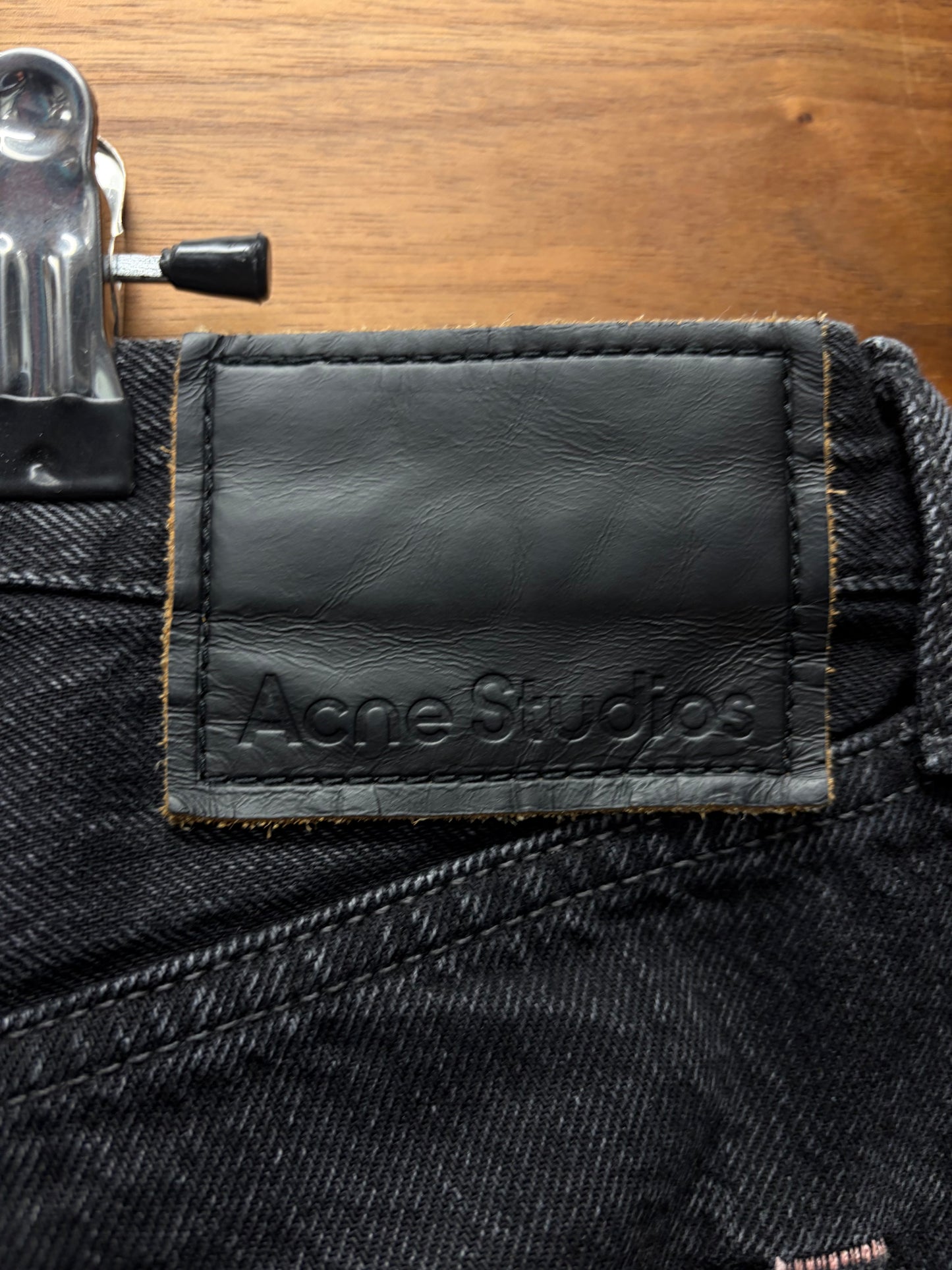 Acne Studios ‘2003’ Vintage Black Washed Bootcut Denim