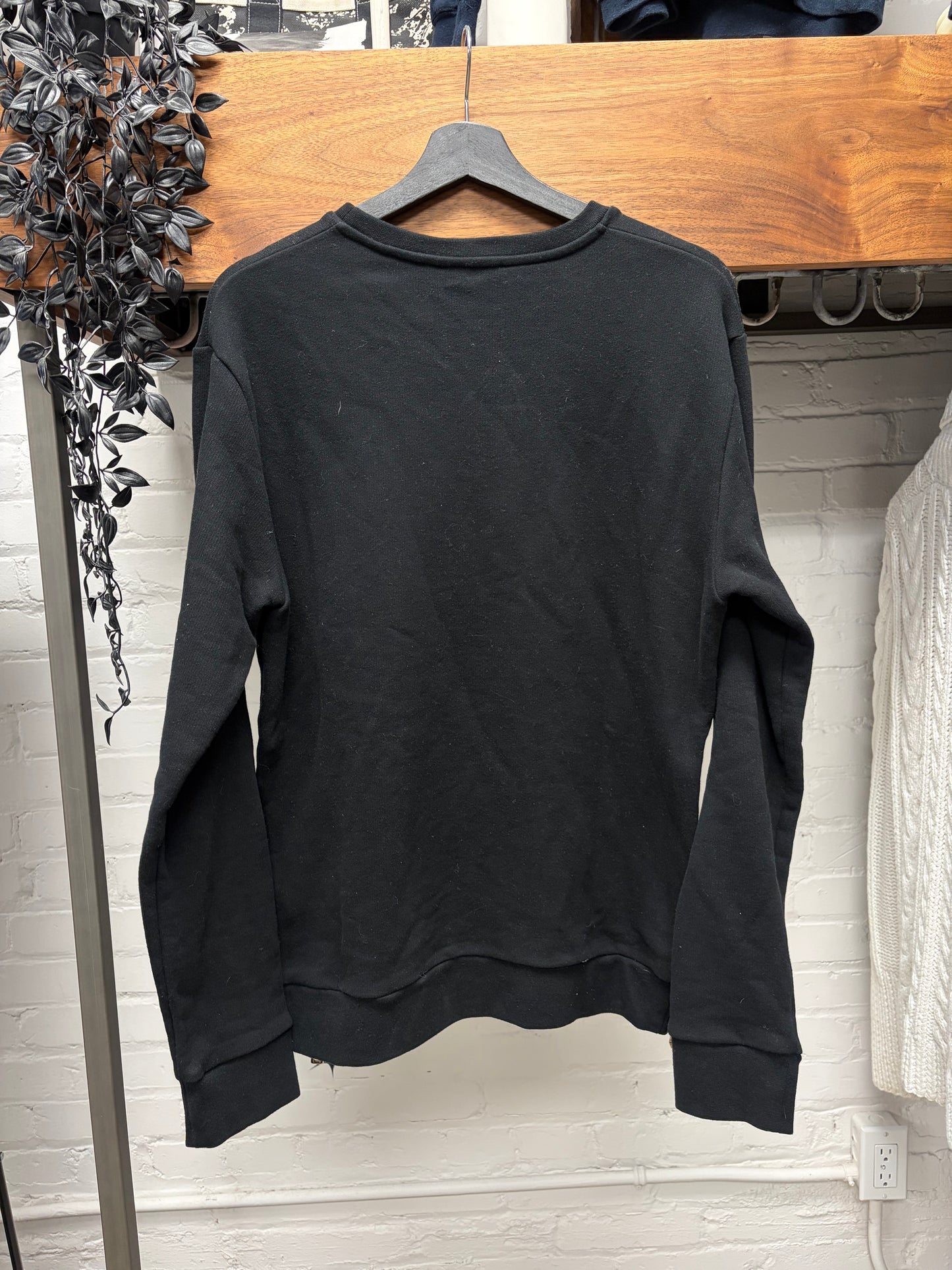 AW2017 Balmain ‘Snake & Panther’ Entangled Graphic Black Sweatshirt