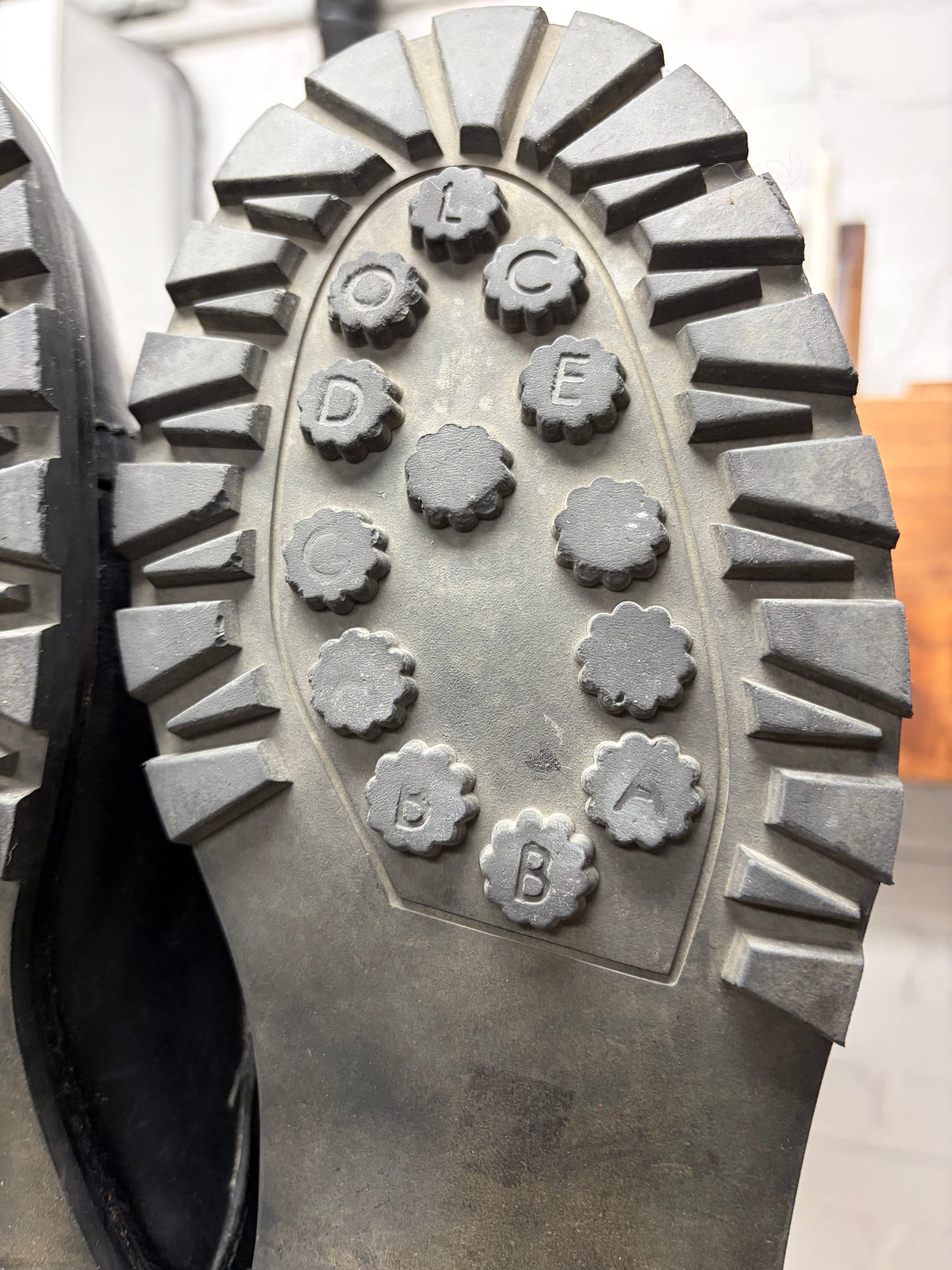 2000s Dolce & Gabbana Buckle Strap Closure Leather Combat Boots