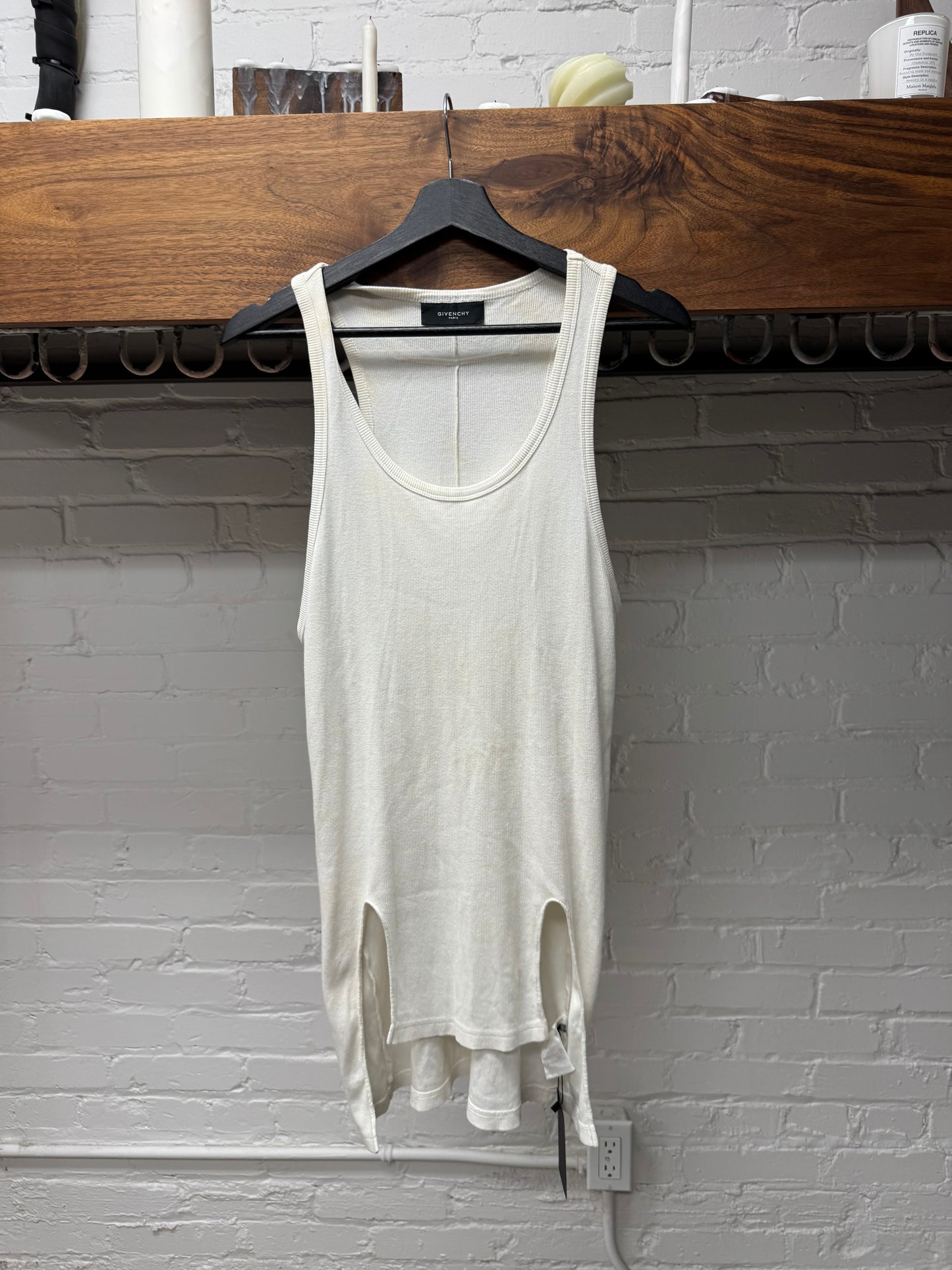 Givenchy by Ricardo Tisci Ribbed Cutout’ Tank Top